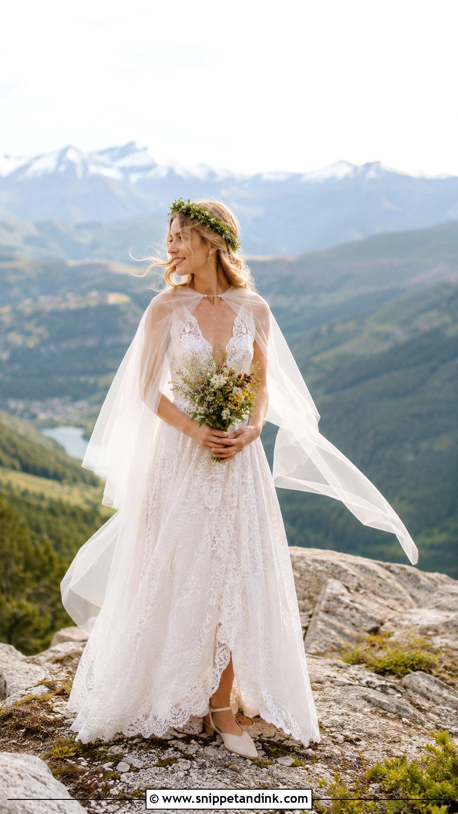 Boho Fairy Elopement Wedding Dress - Snippet and Ink - 30 Boho Fairy Wedding Dress Ideas