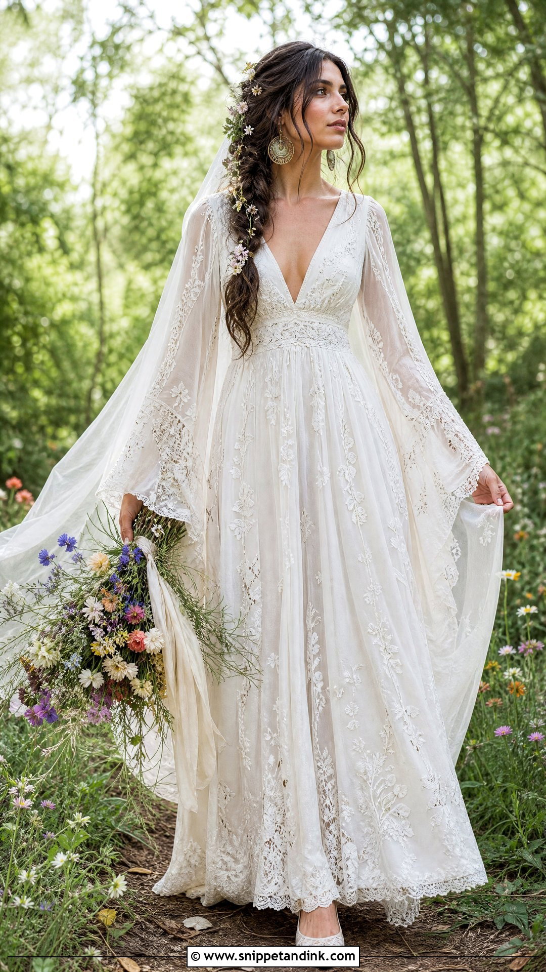 Boho Fairy Garden Wedding Dress - Snippet and Ink - 20 Fairy Garden Wedding Dress Ideas