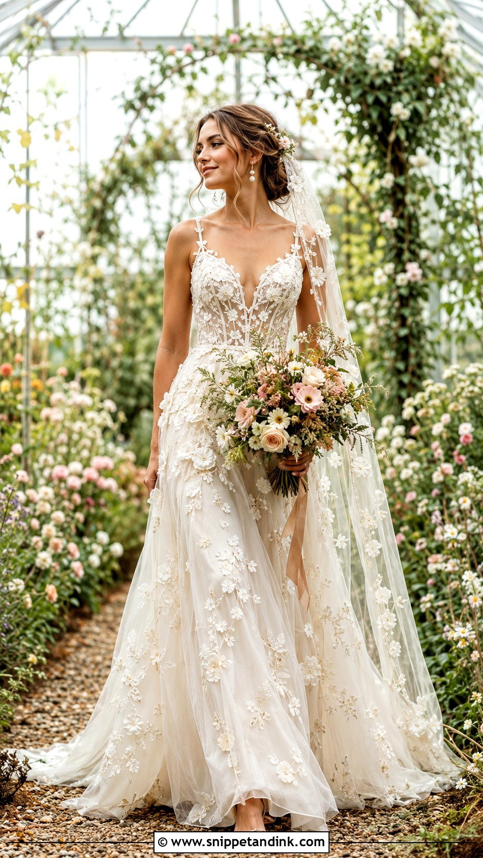 Boho Fairy Garden Wedding Dress - Snippet and Ink - 30 Boho Fairy Wedding Dress Ideas