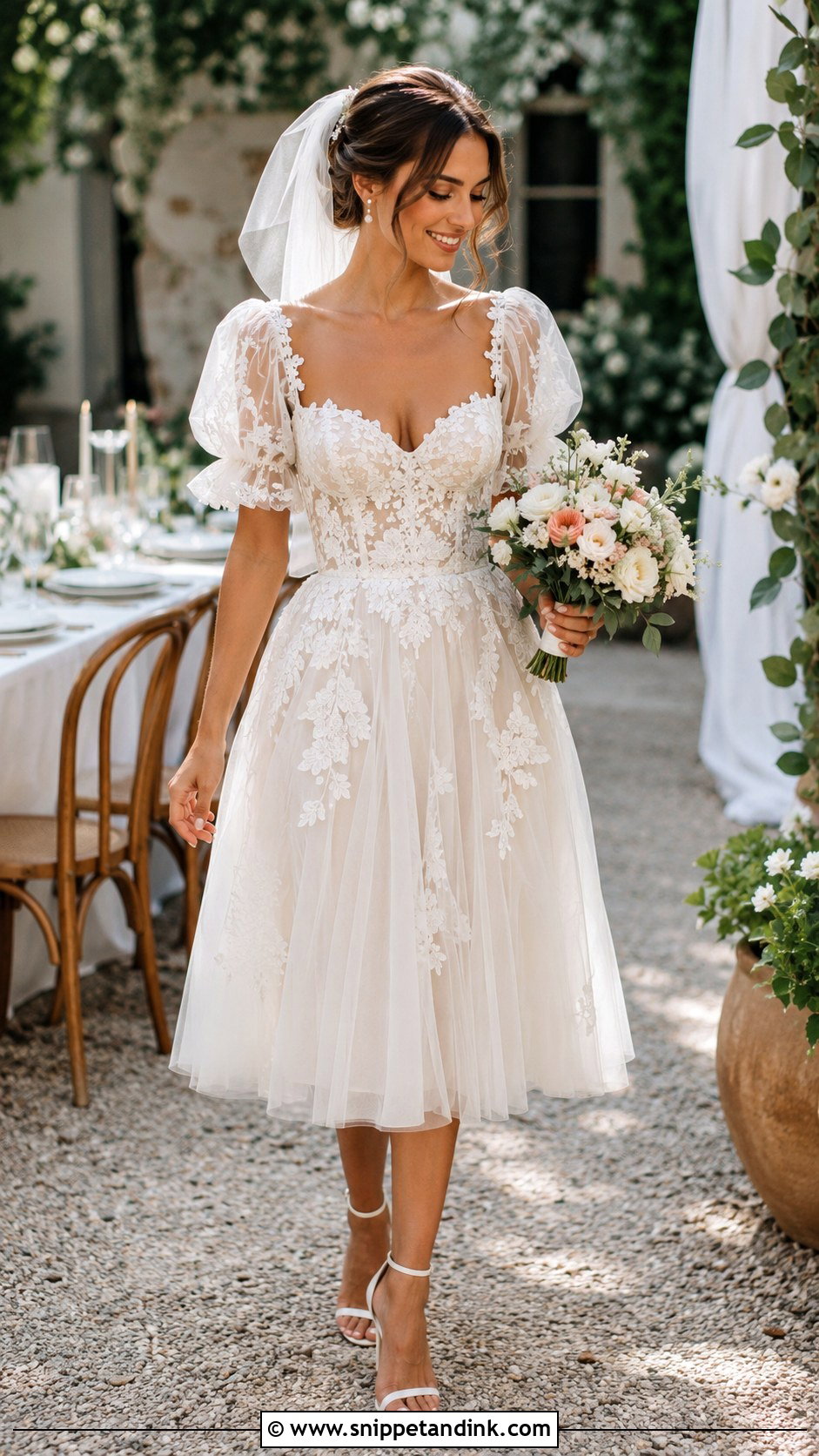 Boho Fairy Short Wedding Dress - Snippet and Ink - 30 Boho Fairy Wedding Dress Ideas