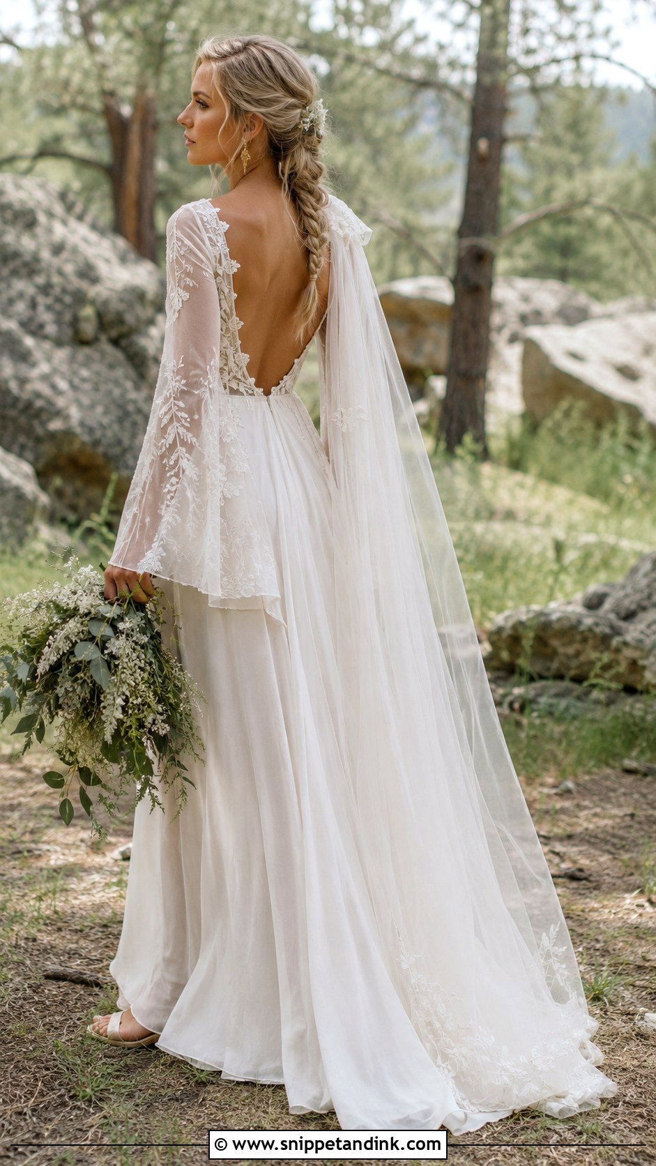 Boho Fairy Wedding Dress - Snippet and Ink - 20 Dreamy Wedding Dress Fairy Tales Ideas