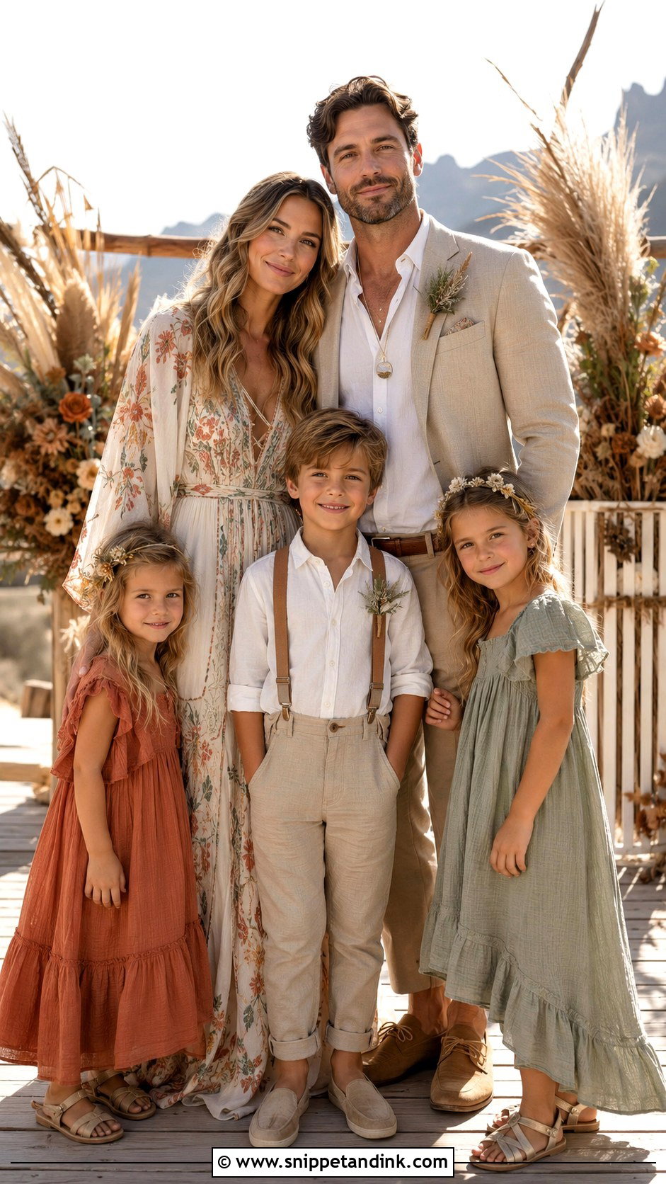 Boho Family Wedding Outfit - Snippet and Ink - 25 Family Outfits for Wedding