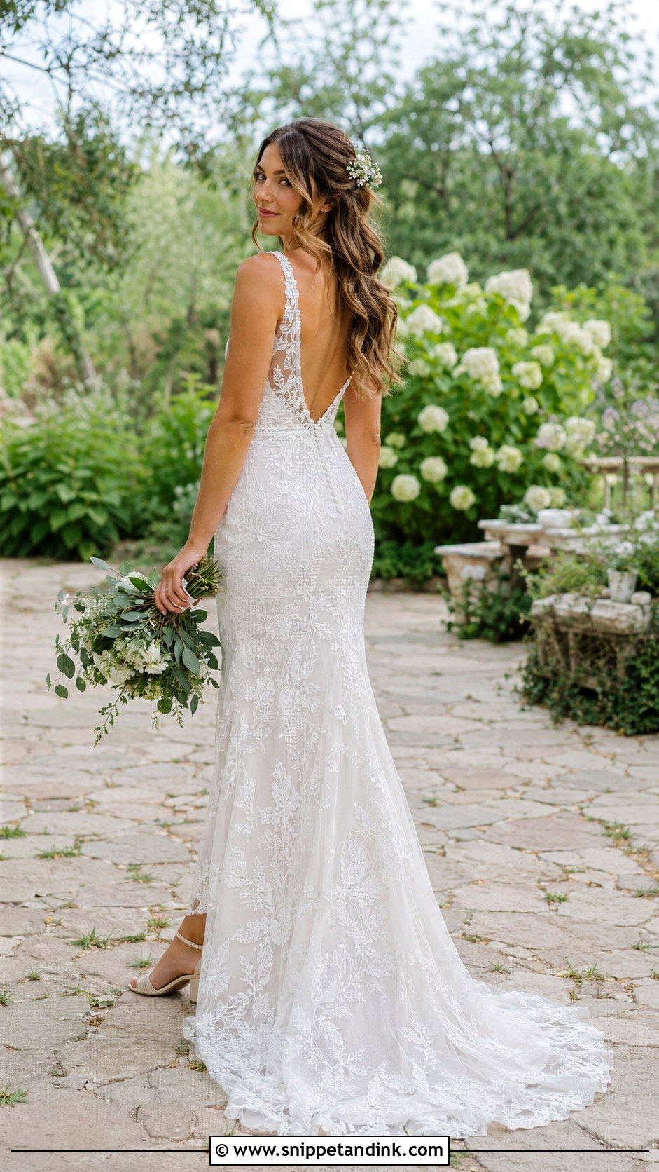 Boho Fit and Flare Wedding Dress - Snippet and Ink - 20 Fit and Flare Wedding Dresses