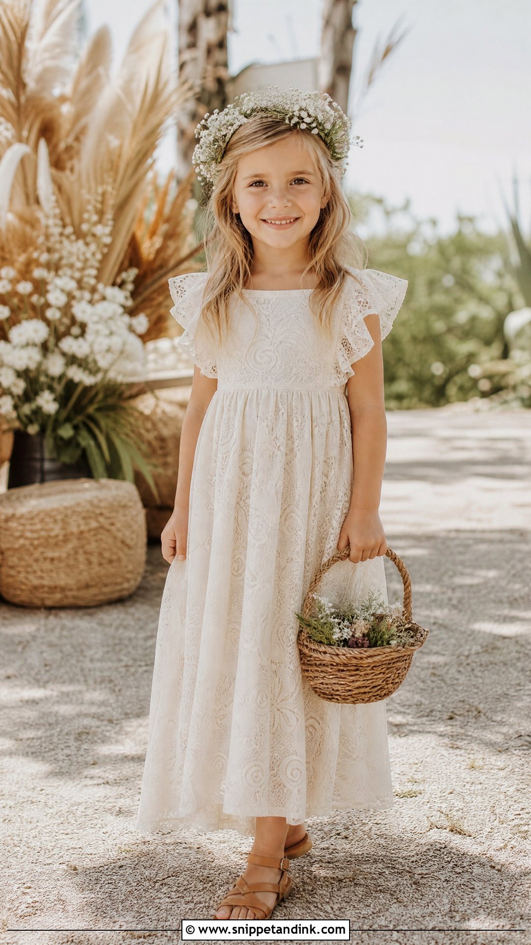 Boho Flower Girl Dress - Snippet and Ink - 25 Flowergirls Wedding Dresses