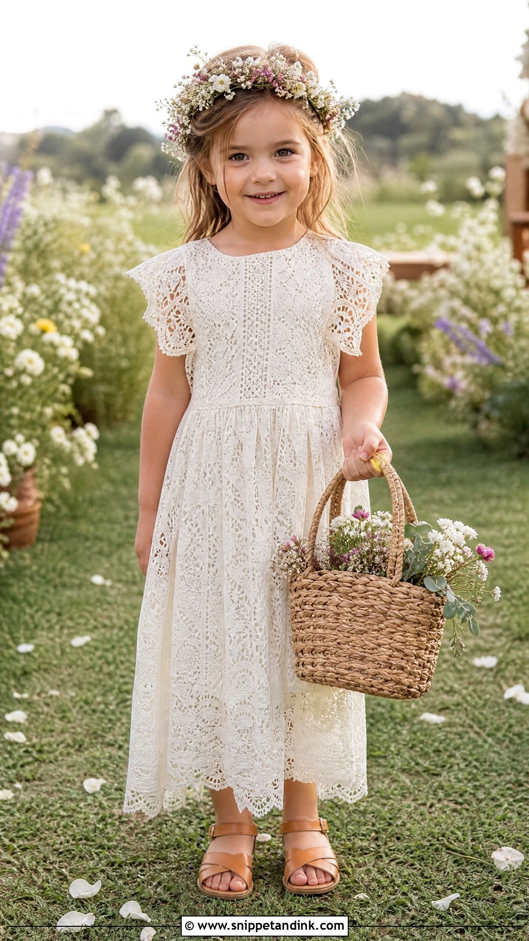 Boho Flower Girl Dress - Snippet and Ink - 25 Girl Wedding Dress Ideas