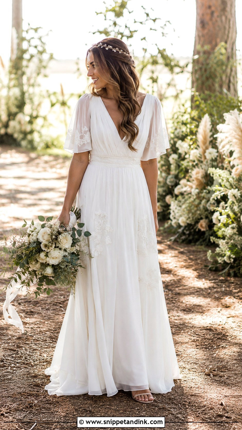 Boho Grecian Wedding Dress - Snippet and Ink - 25 Grecian Wedding Dress Ideas