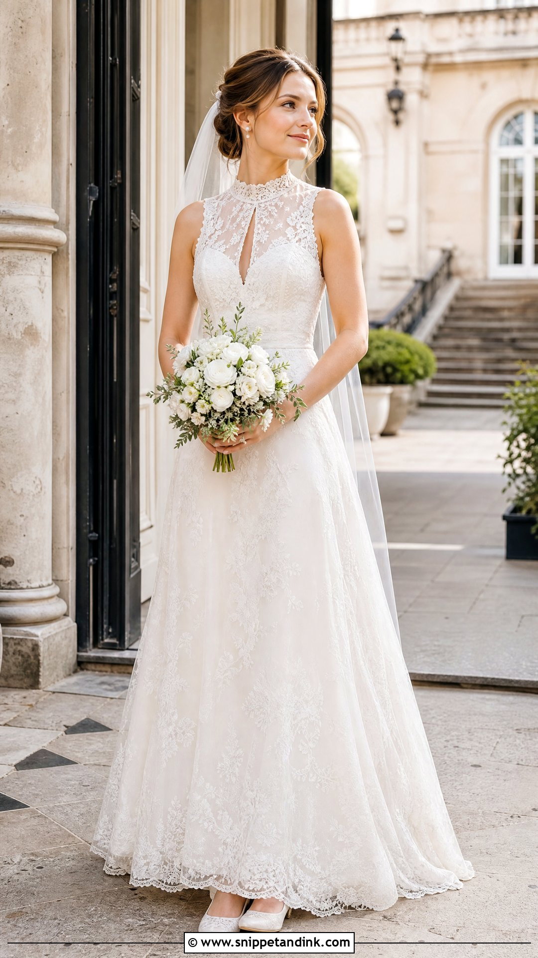 Boho High Neck Wedding Dress - Snippet and Ink - 25 Unique Wedding Dresses Boho