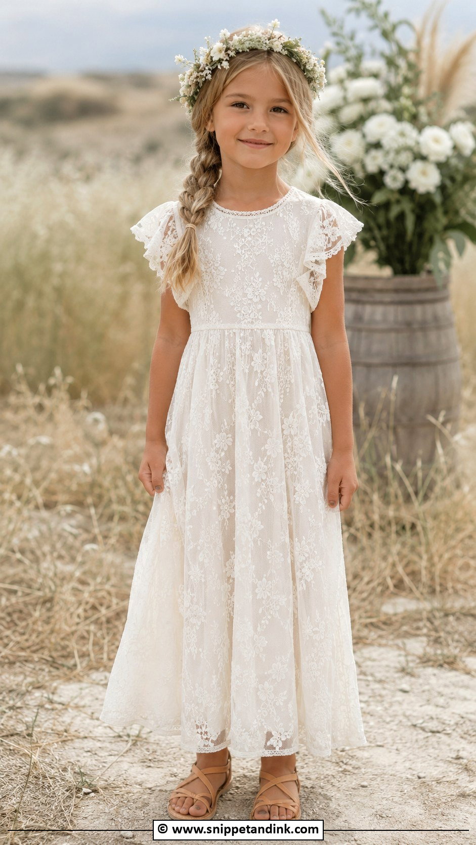 Boho Kids Wedding Dress - Snippet and Ink - 30 Kids Wedding Dress Ideas