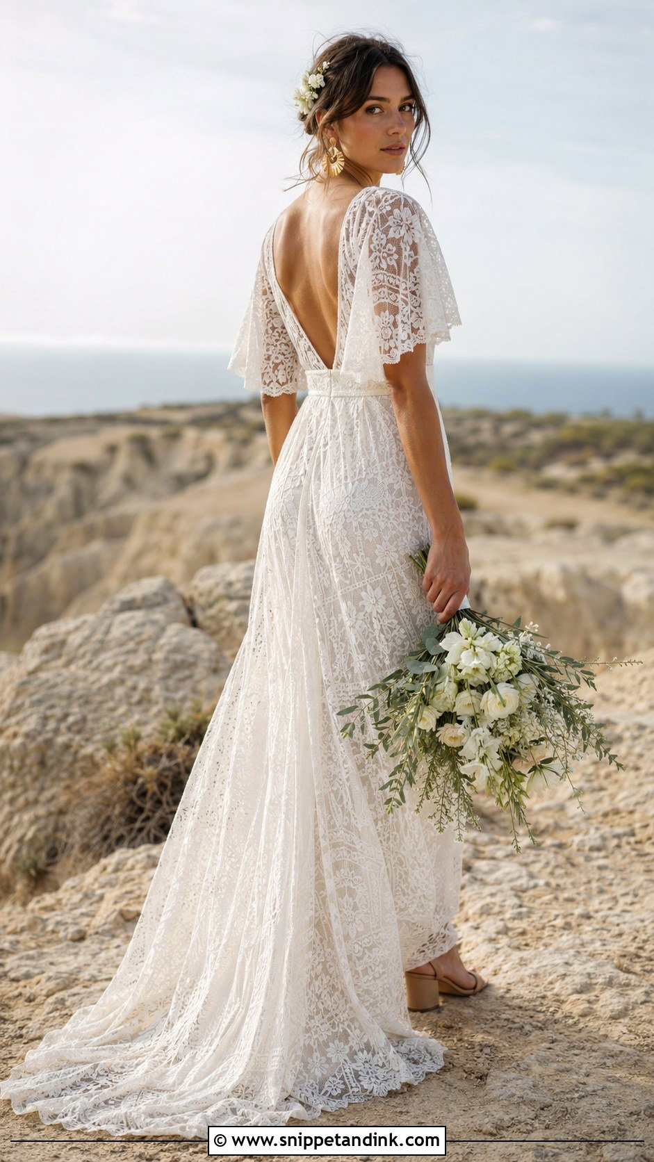 Boho Lace Bridal Dress - Snippet and Ink - 20 Lace Bridal Dresses