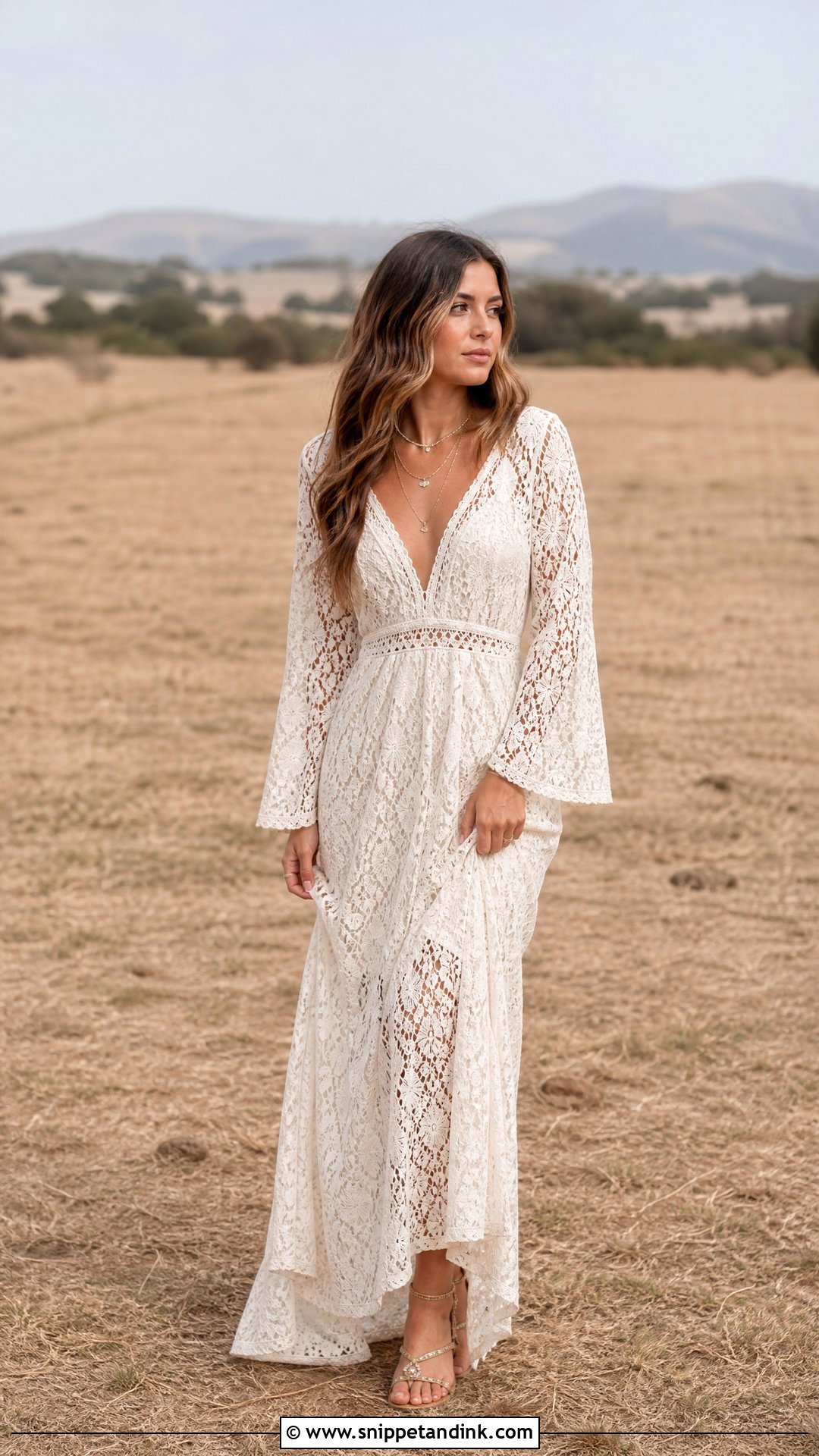 Boho Lace Dress Prewedding Dress - Snippet and Ink - 25 Prewedding Dress Ideas