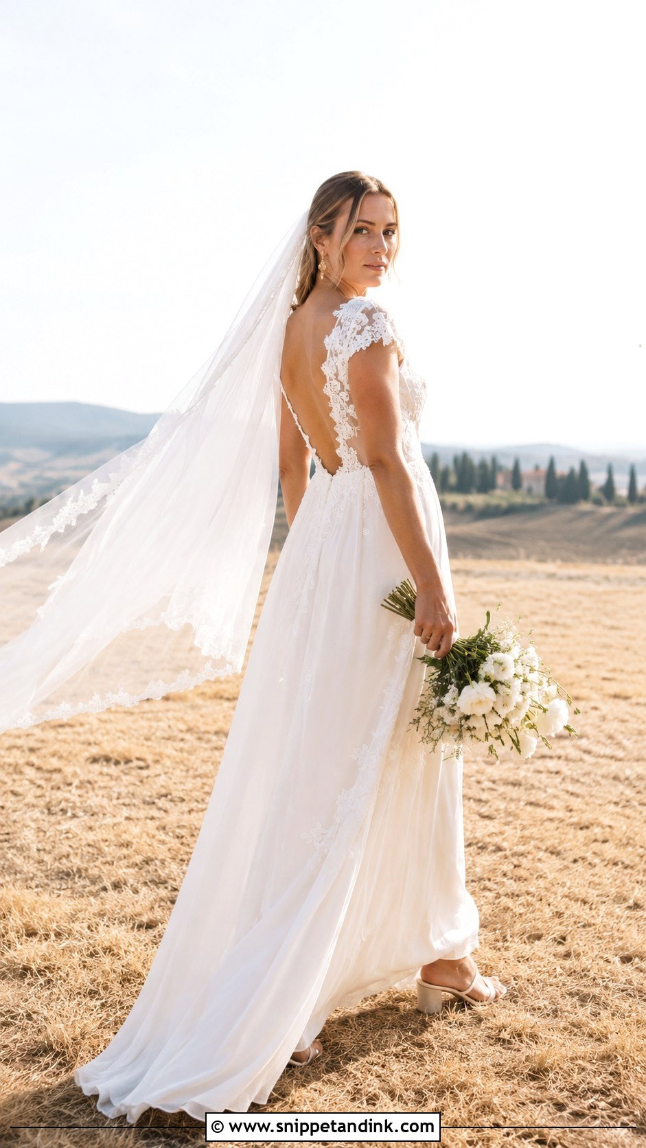 Boho Lace Evangeline Wedding Dress - Snippet and Ink - 20 Evangeline Wedding Dress Ideas