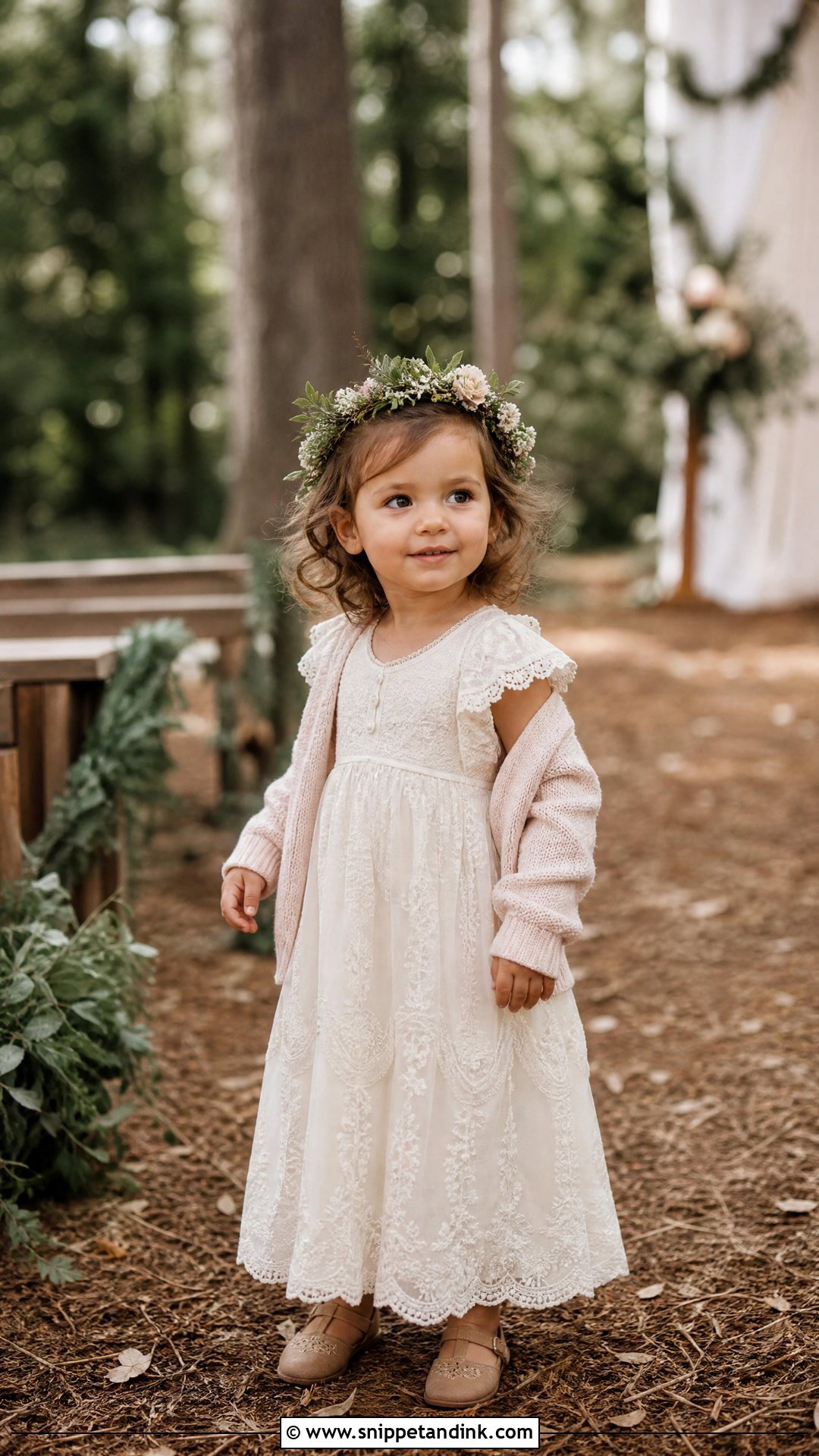 Boho Lace Toddler Girl Wedding Outfit - Snippet and Ink - 20 Toddler Girl Wedding Outfit Ideas