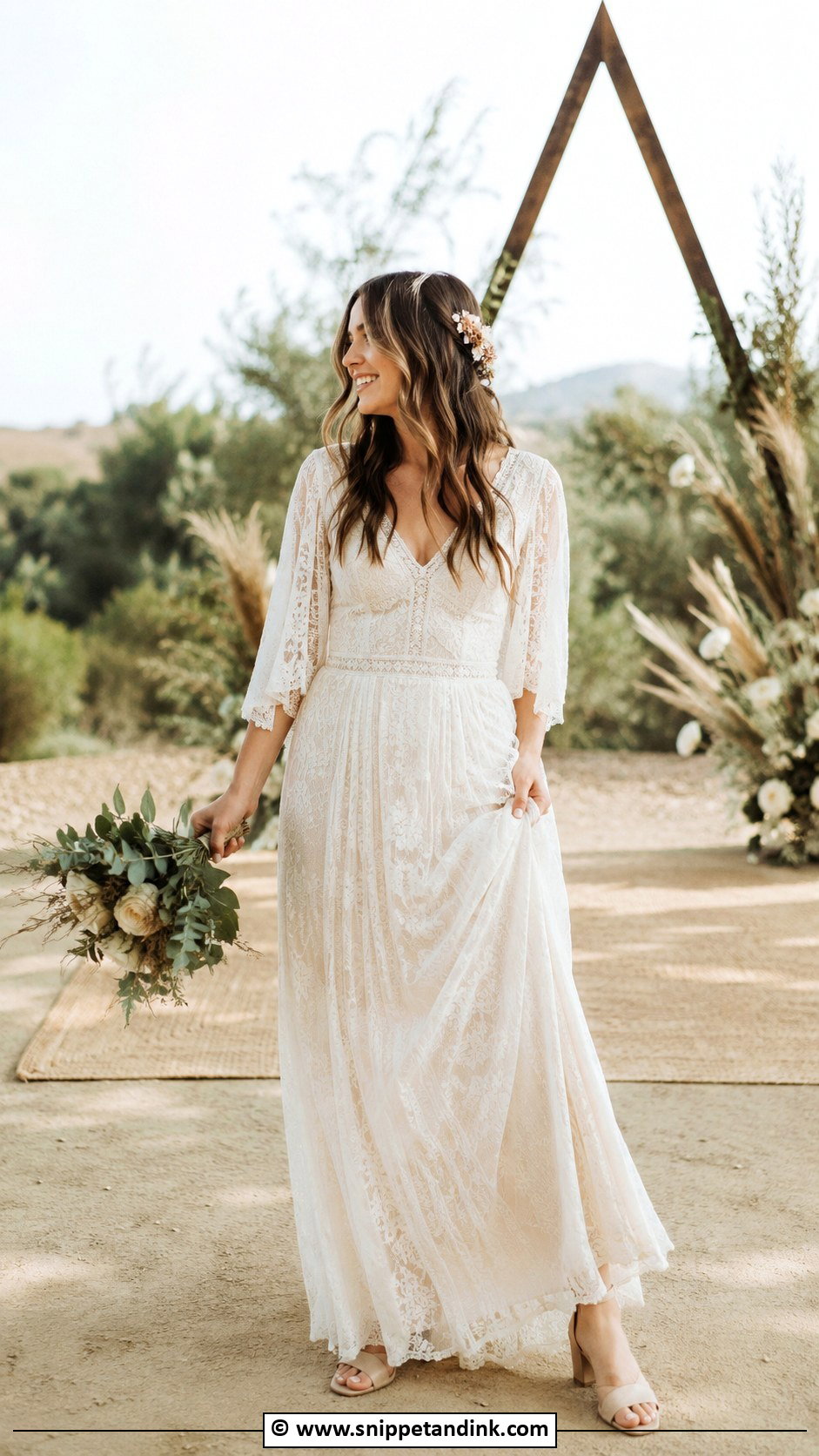 Boho Lace Wedding Dress - Snippet and Ink - 35 My Wedding Dress Ideas