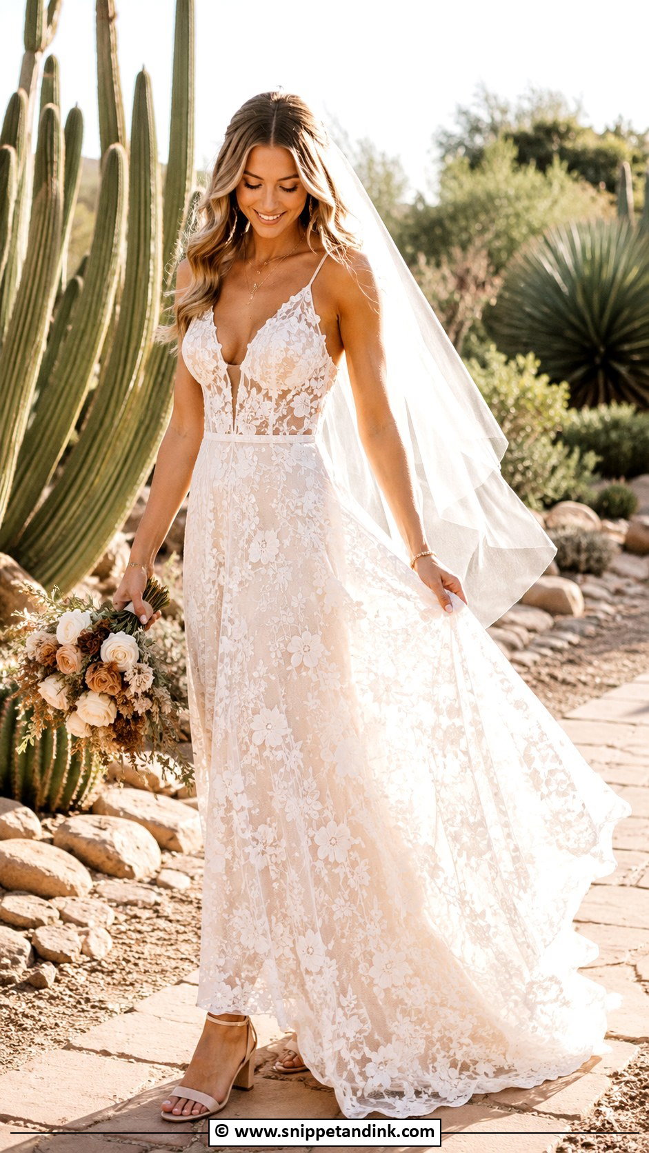 Boho Lace Wedding Dress - Snippet and Ink - 30 Ethereal Wedding Dress Romantic Ideas
