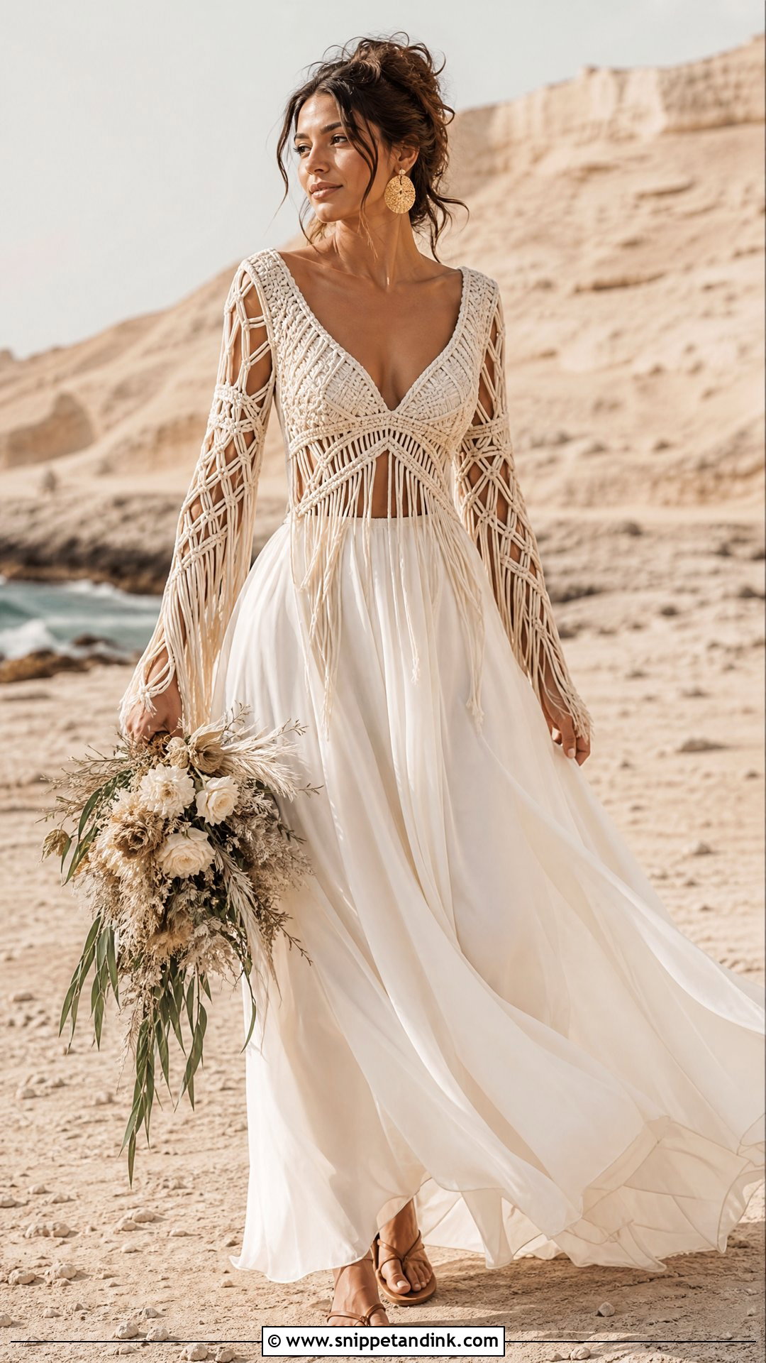 Boho Macrame Wedding Dress - Snippet and Ink - 25 Unique Wedding Dresses Boho