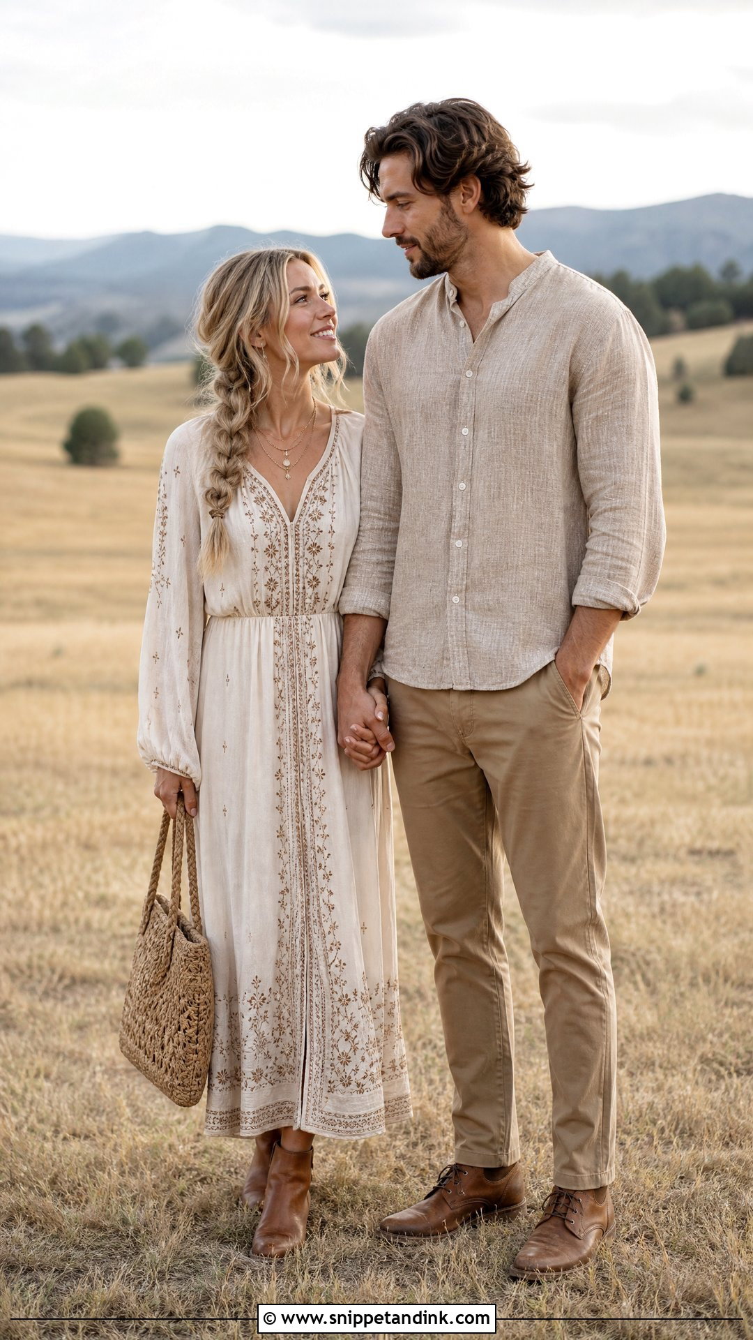 Boho Maxi Dress Prenup Outfit - Snippet and Ink - 25 Pre Nup Outfit Ideas