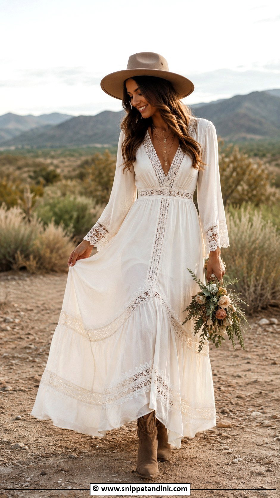 Boho Maxi Dress Prewedding Outfit - Snippet and Ink - 30 Prewedding Outfit Ideas