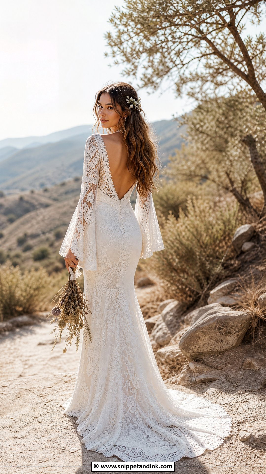 Boho Mermaid Wedding Dress - Snippet and Ink - 35 Mermaid Wedding Dress Ideas