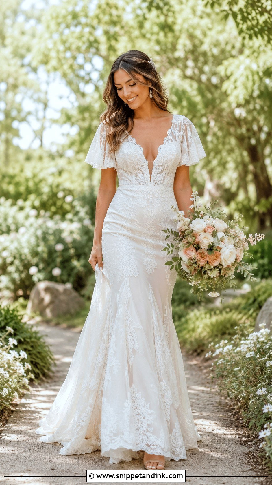Boho Mermaid Wedding Gown - Snippet and Ink - 25 Mermaid Wedding Gown Ideas