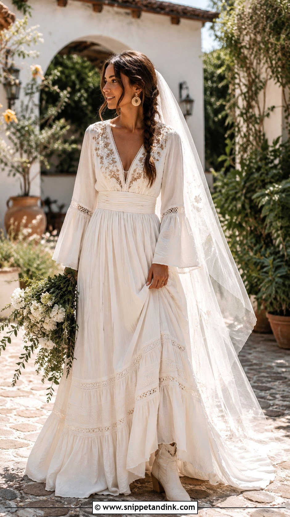 Boho Mexican Wedding Dress - Snippet and Ink - 20 Mexican Style Wedding Dresses