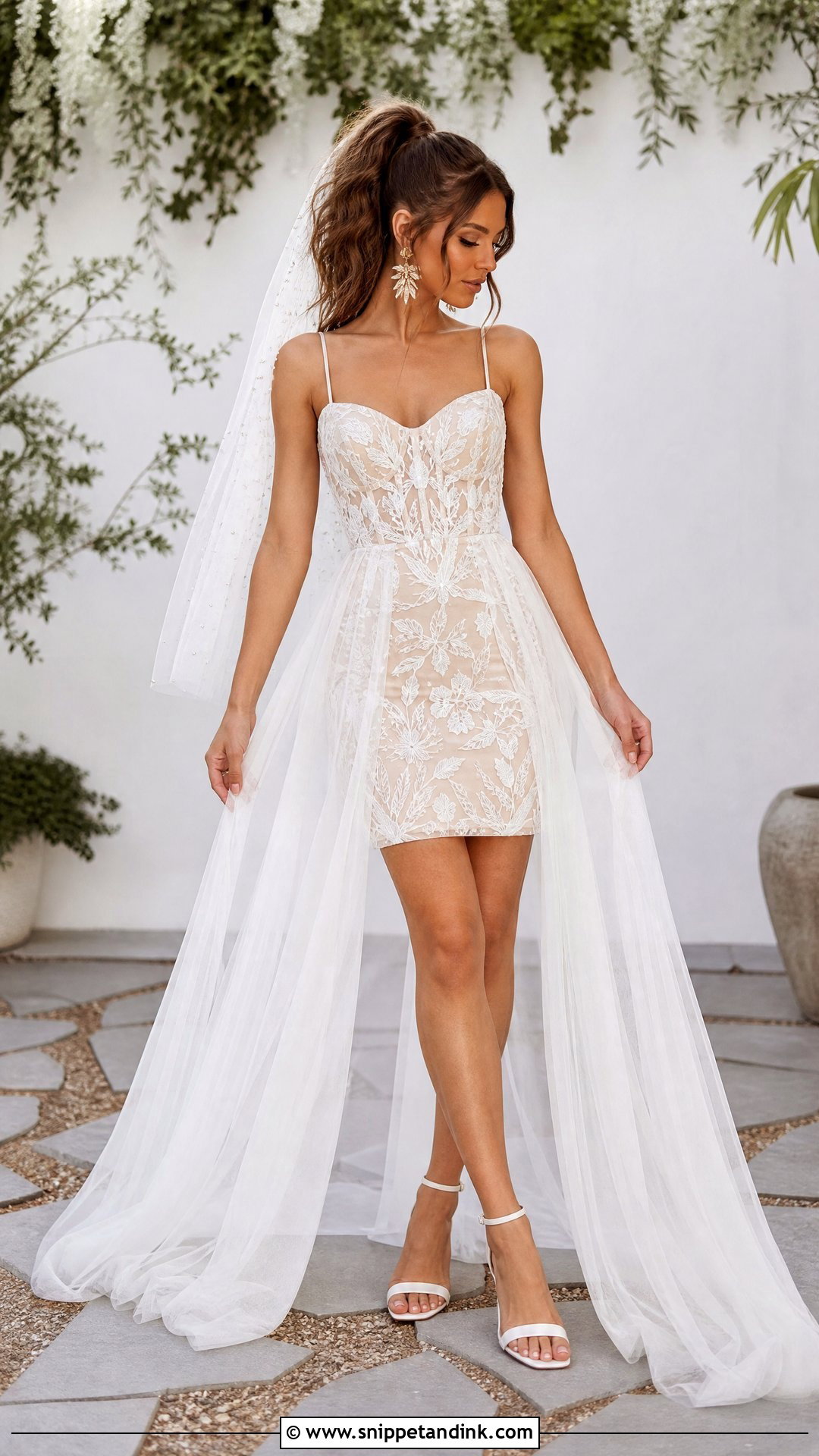 Boho Mini Wedding Dress With Overskirt - Snippet and Ink - 25 Unique Wedding Dresses Boho