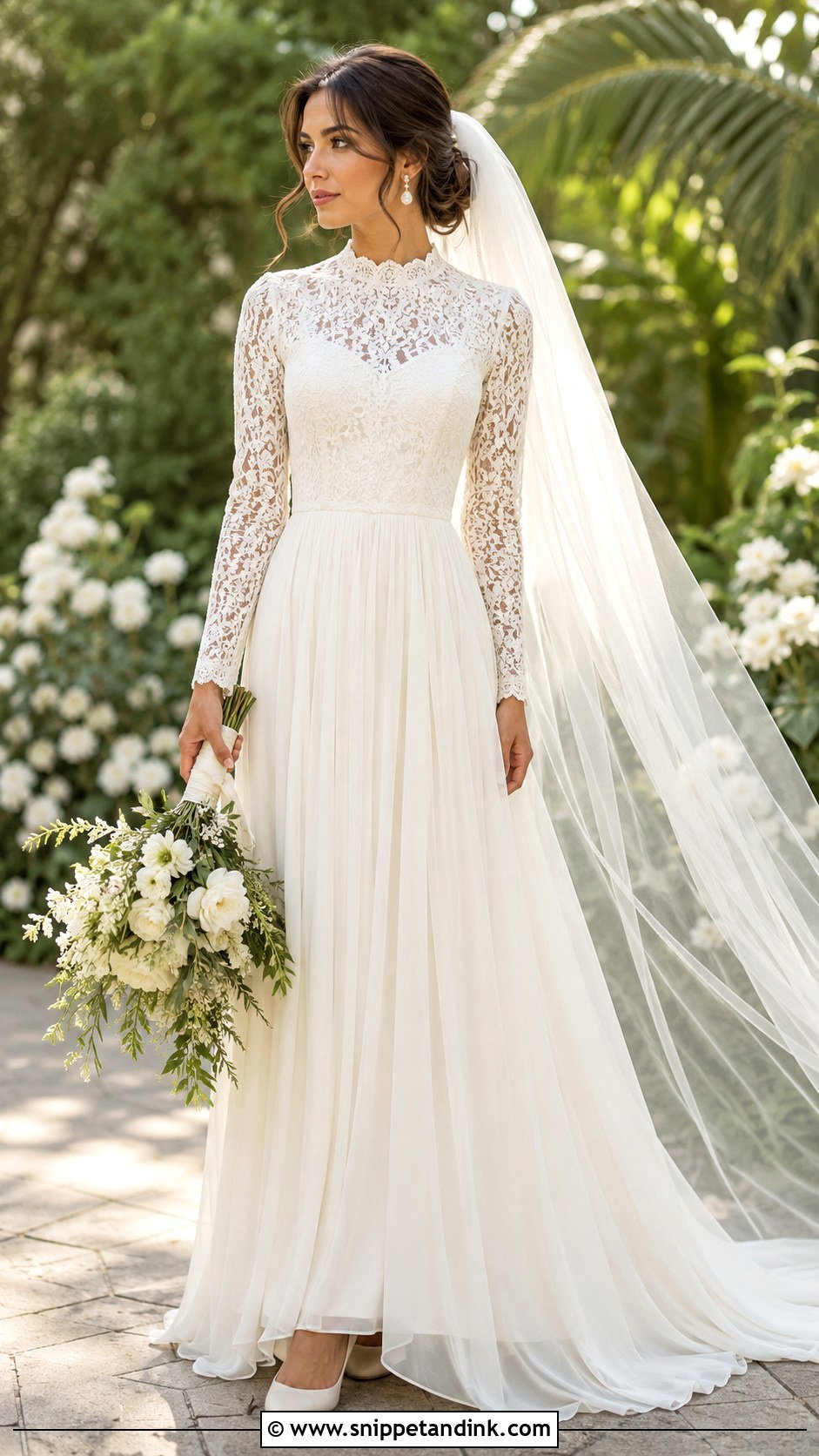 Boho Modest Wedding Dress - Snippet and Ink - 25 Boho Bride Dress Ideas