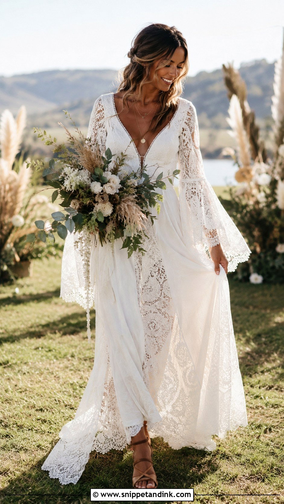 Boho Nature Wedding Dress - Snippet and Ink - 25 Nature Wedding Dress Ideas