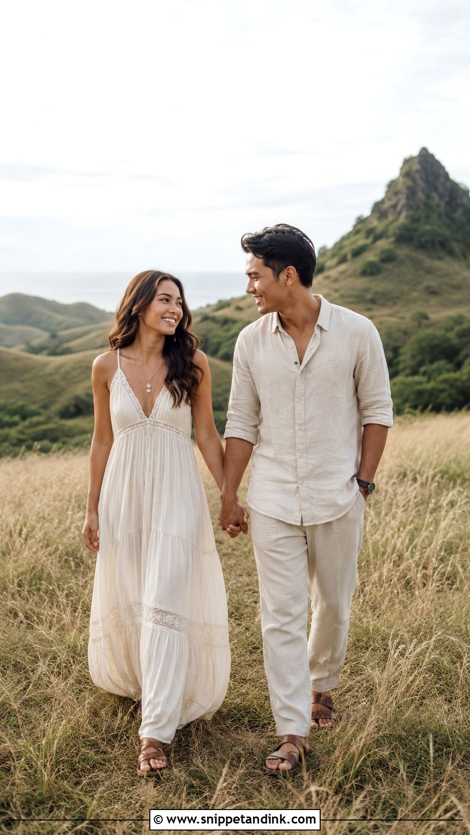 Boho Prenup Maxi Dress Outfit - Snippet and Ink - 25 Prenup Outfit Ideas Philippines