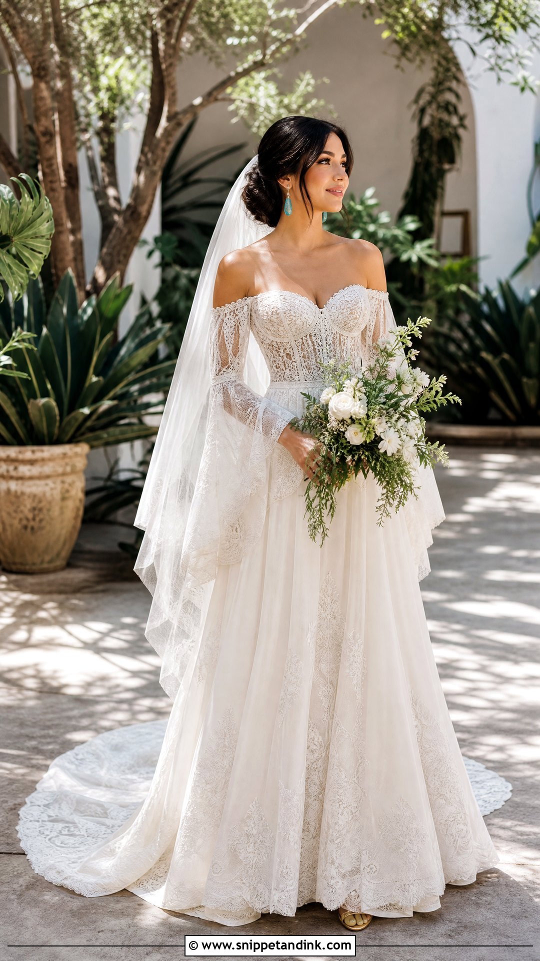 Boho Princess Jasmine Wedding Dress - Snippet and Ink - 20 Princess Jasmine Wedding Dress Ideas