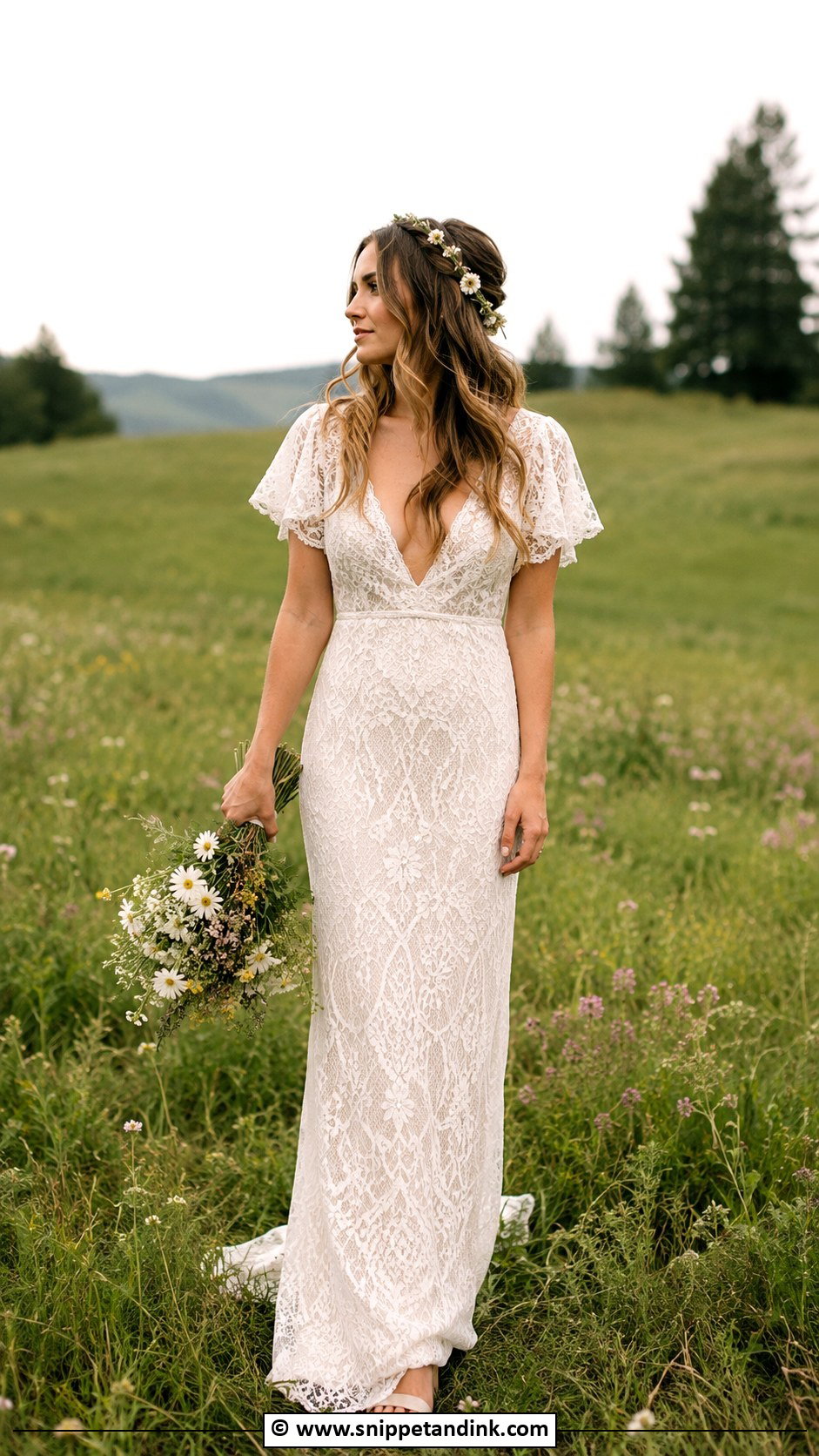 Boho Sheath Wedding Dress - Snippet and Ink - 30 Sheath Wedding Dress Ideas