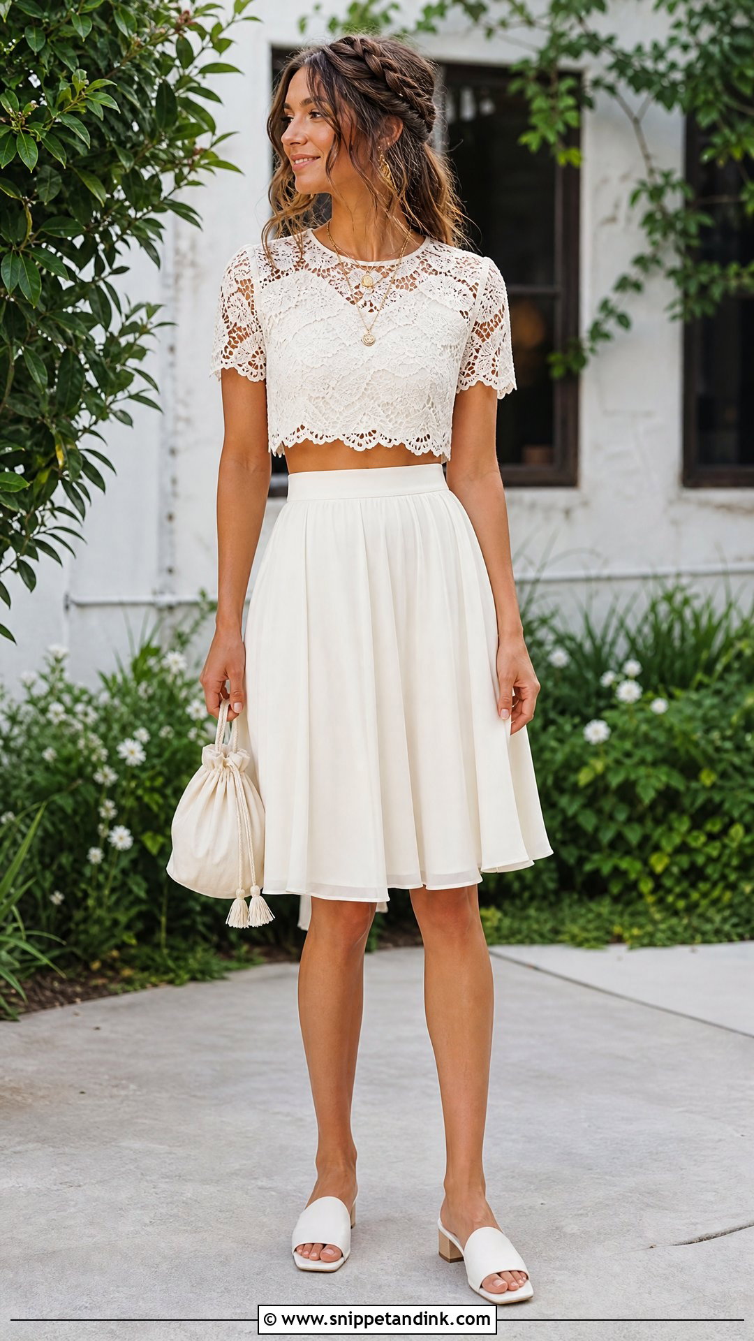 Boho Short Two Piece Wedding Dress - Snippet and Ink - 25 Boho Short Wedding Dress Ideas
