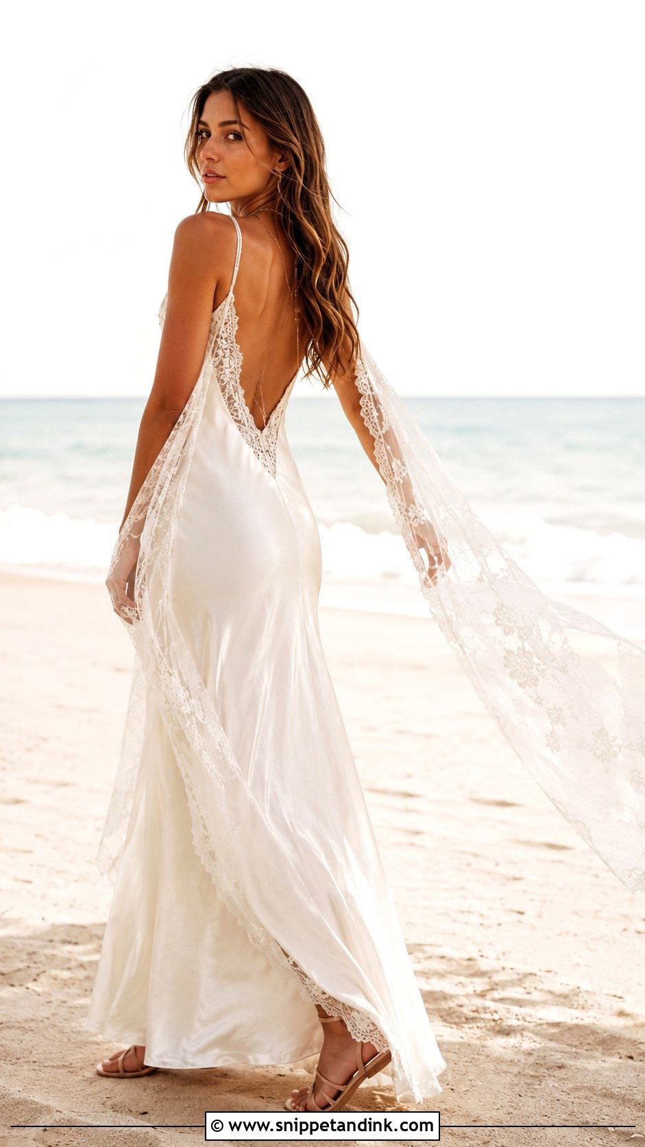 Boho Slip Wedding Dress - Snippet and Ink - 25 Boho Bride Dress Ideas
