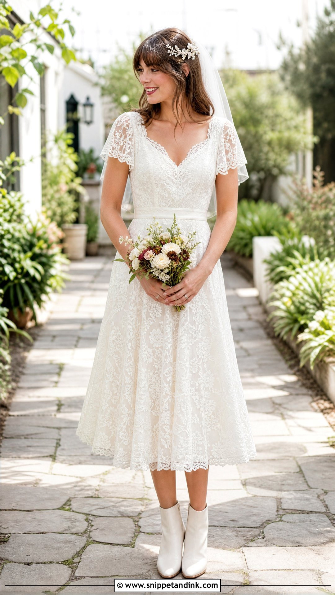 Boho Tea Length Wedding Dress - Snippet and Ink - 25 Unique Wedding Dresses Boho