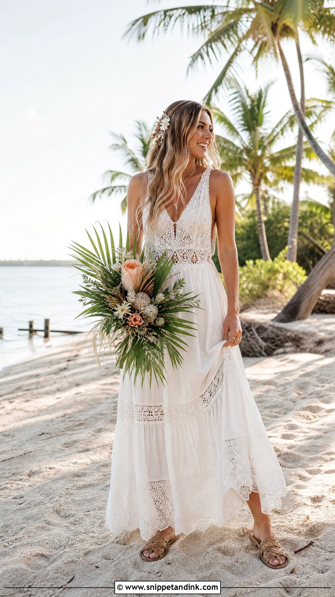 Boho Tropical Wedding Dress - Snippet and Ink - 25 Tropical Wedding Dress Ideas