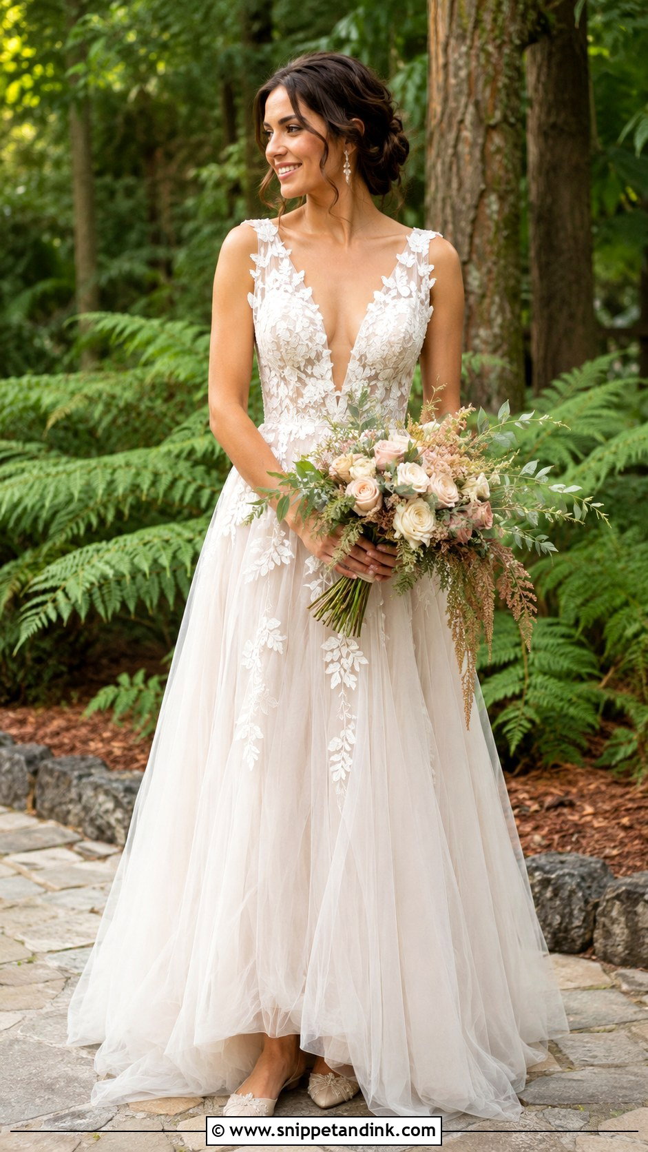 Boho Tulle Wedding Dress - Snippet and Ink - 25 Boho Bride Dress Ideas