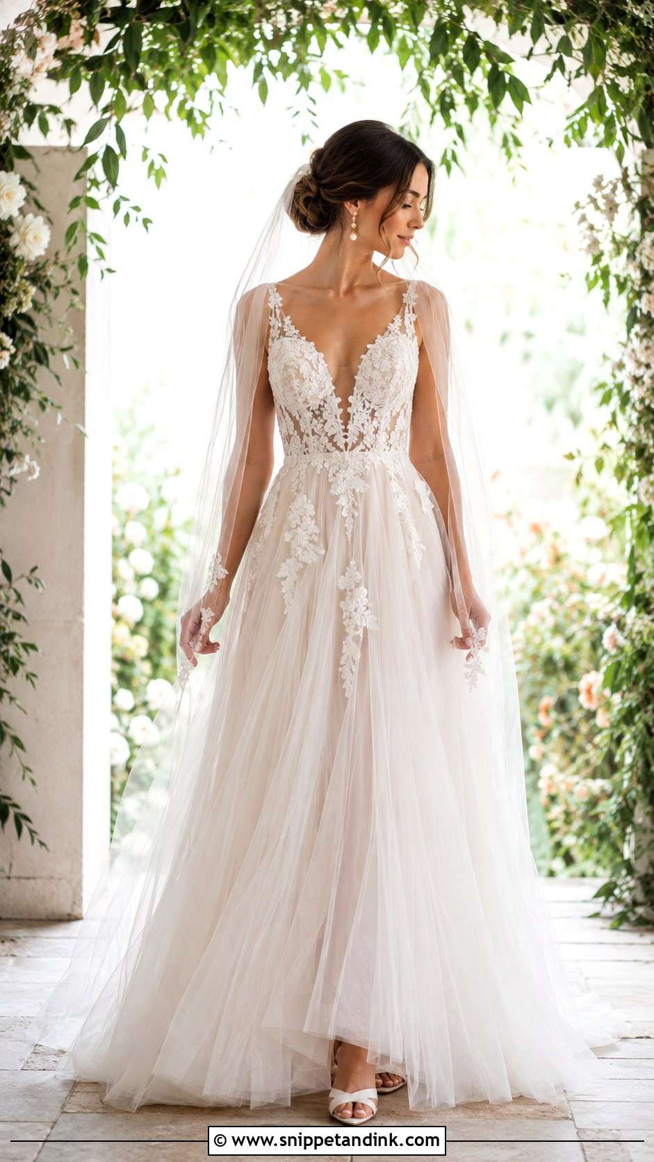 Boho Tulle Wedding Dress - Snippet and Ink - 25 Boho Romantic Wedding Dress Ideas