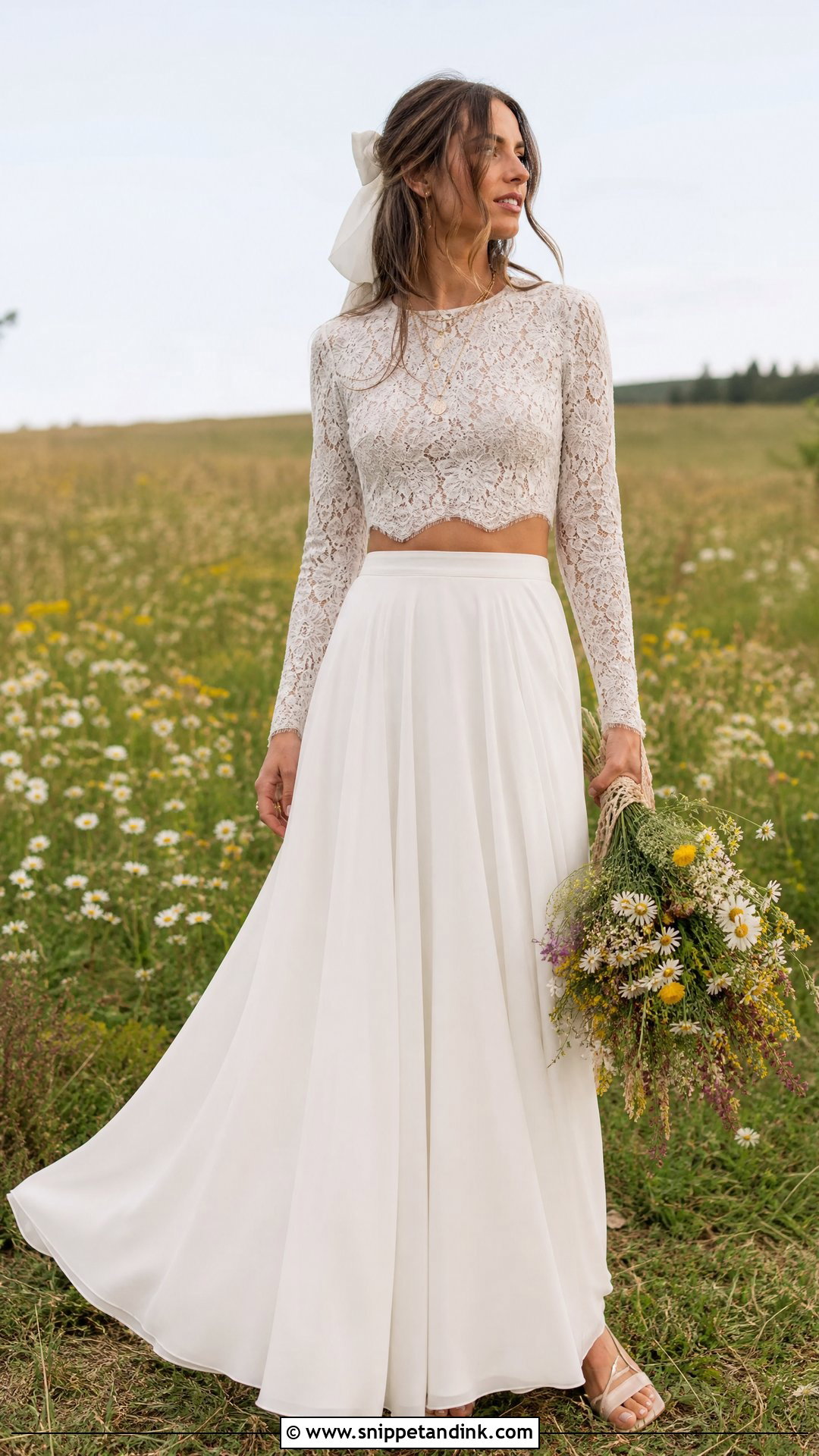 Boho Two Piece Wedding Dress - Snippet and Ink - 25 Unique Wedding Dresses Boho