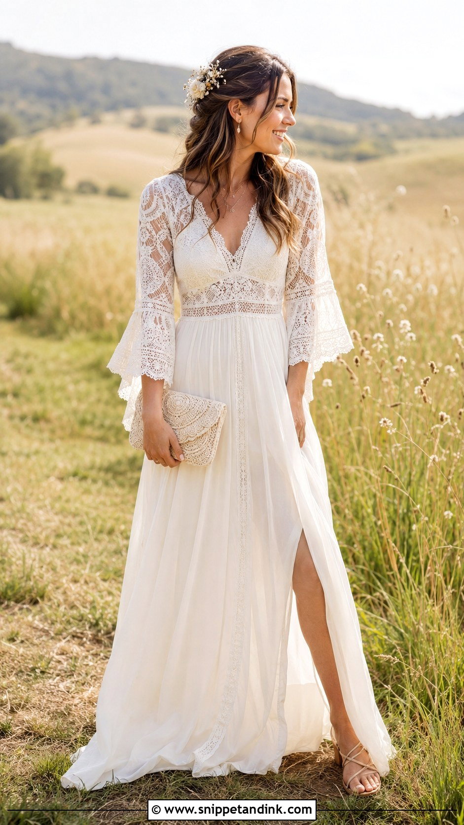Boho Vow Renewal Gown - Snippet and Ink - 20 10 Year Vow Renewal Gowns Ideas