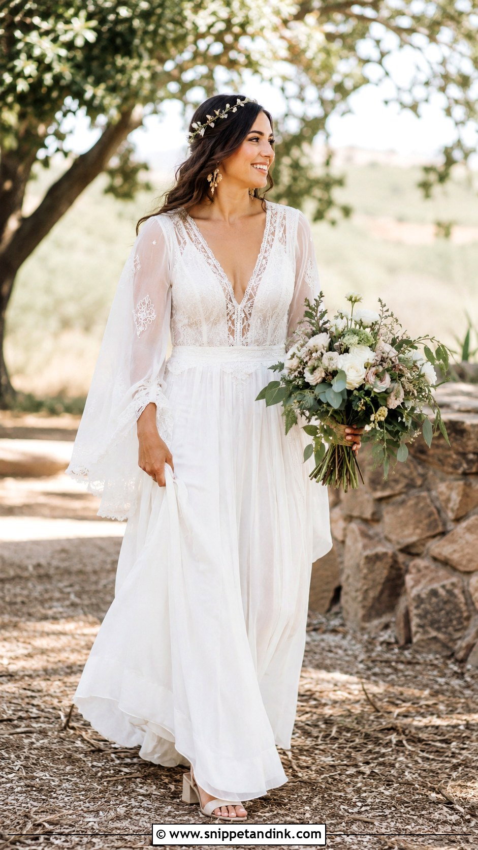 Boho Wedding Dress - Snippet and Ink - 30 Stunning Wedding Dresses