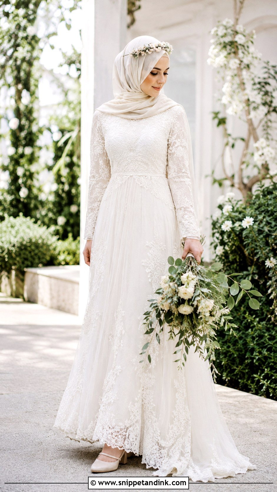 Boho Wedding Dress Hijab - Snippet and Ink - 35 Wedding Dress Hijab Ideas