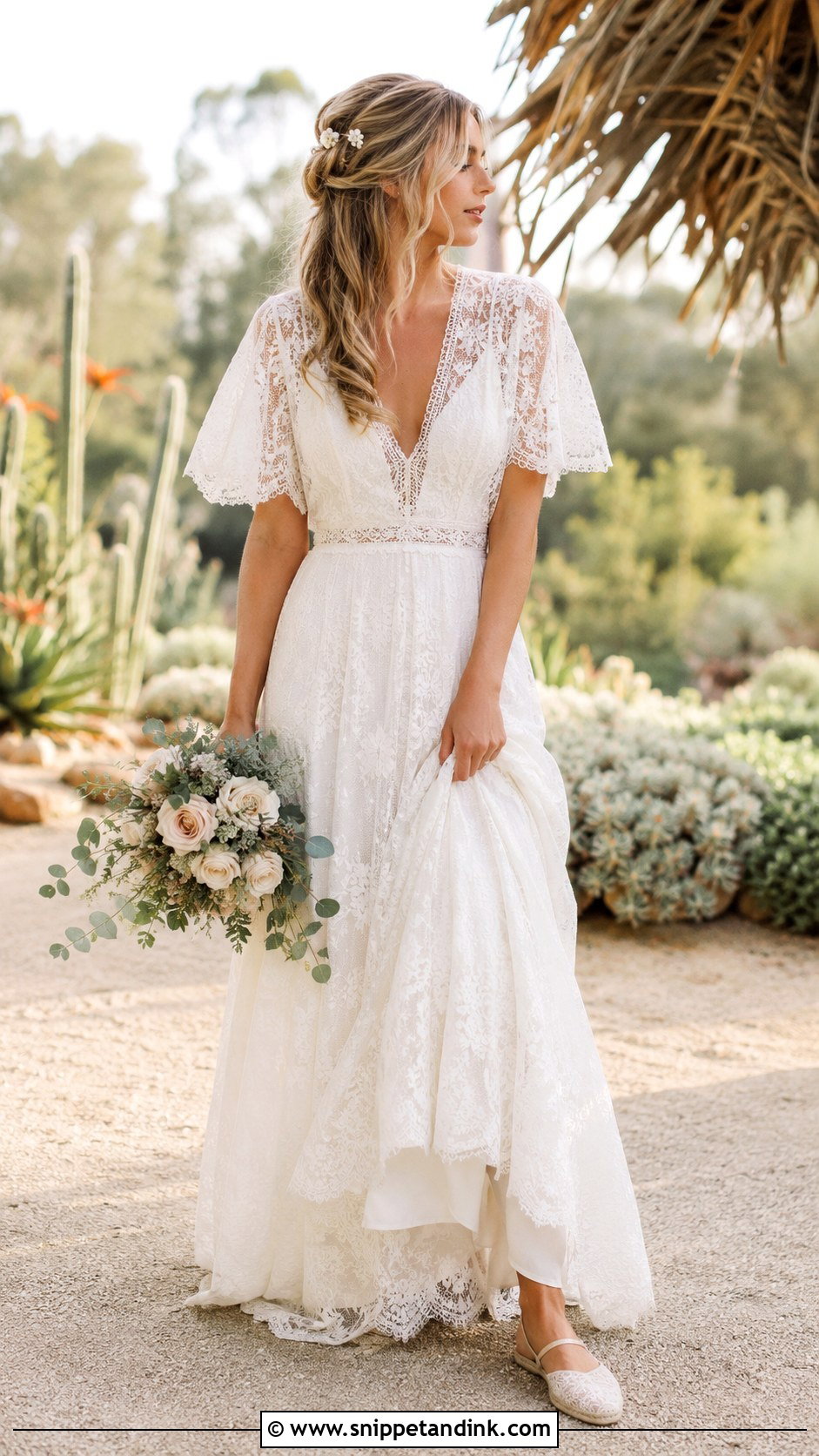 Boho Wedding Dress Outfit - Snippet and Ink - 25 Wedding Outfit for Bride Ideas