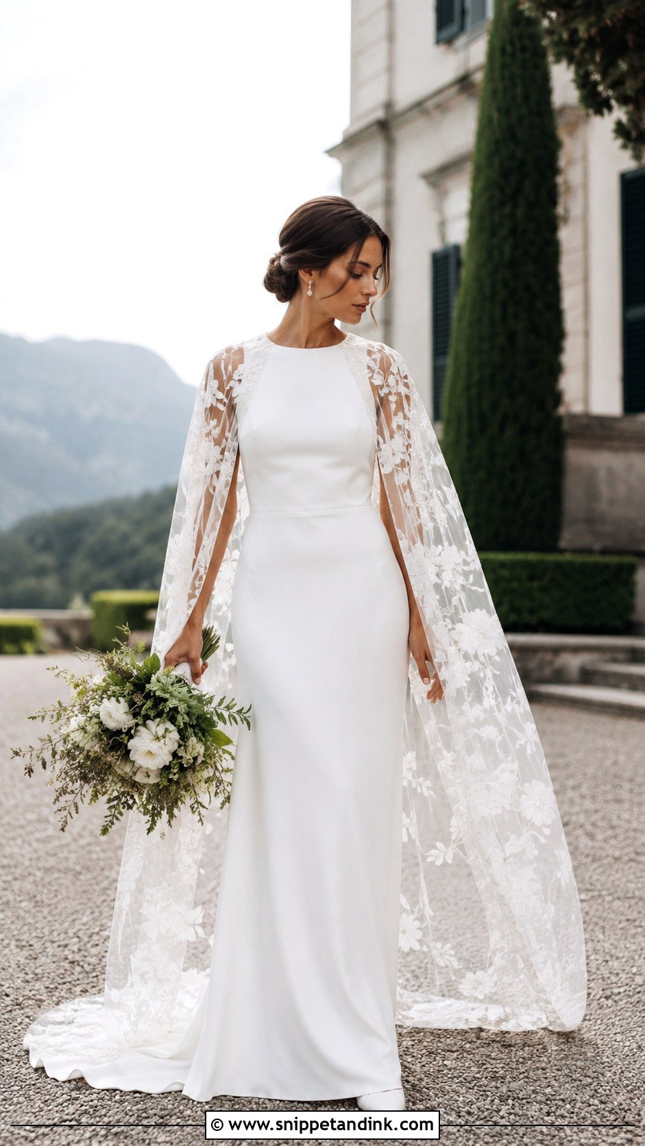 Boho Wedding Dress With Cape - Snippet and Ink - 20 Bohem Wedding Dress Ideas