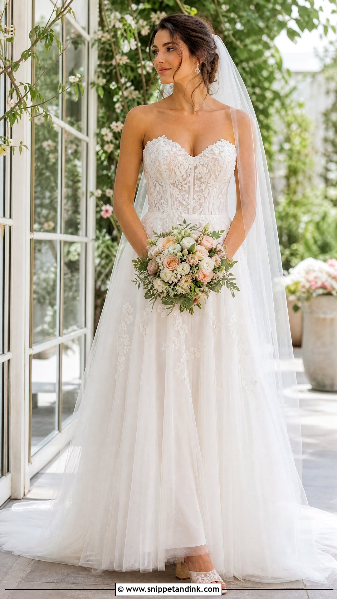 Boho Wedding Dress With Corset Bodice - Snippet and Ink - 20 Wedding Dress Inspiration Boho Ideas