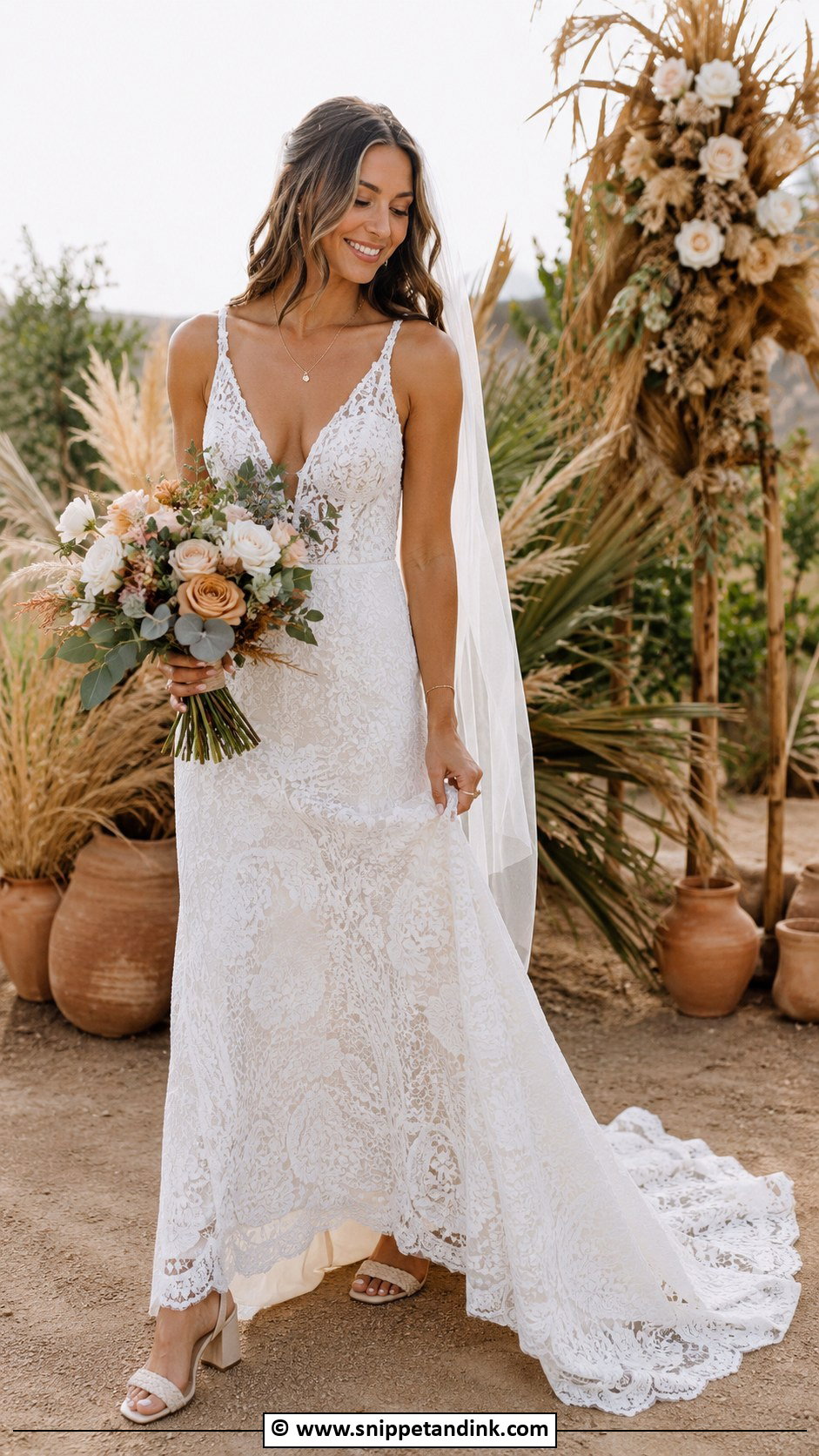 Boho Wedding Dress With Straps - Snippet and Ink - 25 Wedding Dresses with Straps