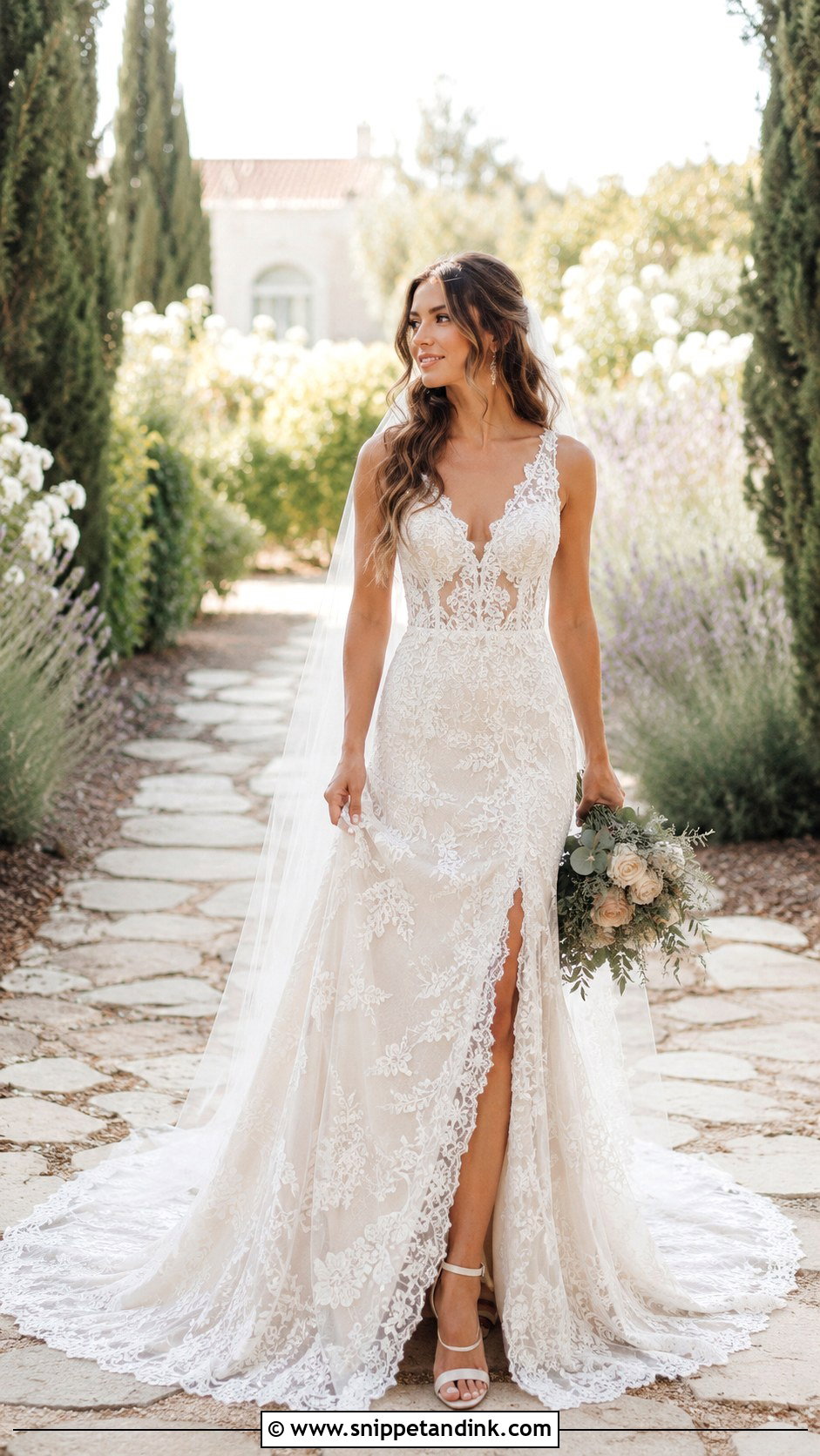 Boho Wedding Dress With Train - Snippet and Ink - 25 Boho Romantic Wedding Dress Ideas