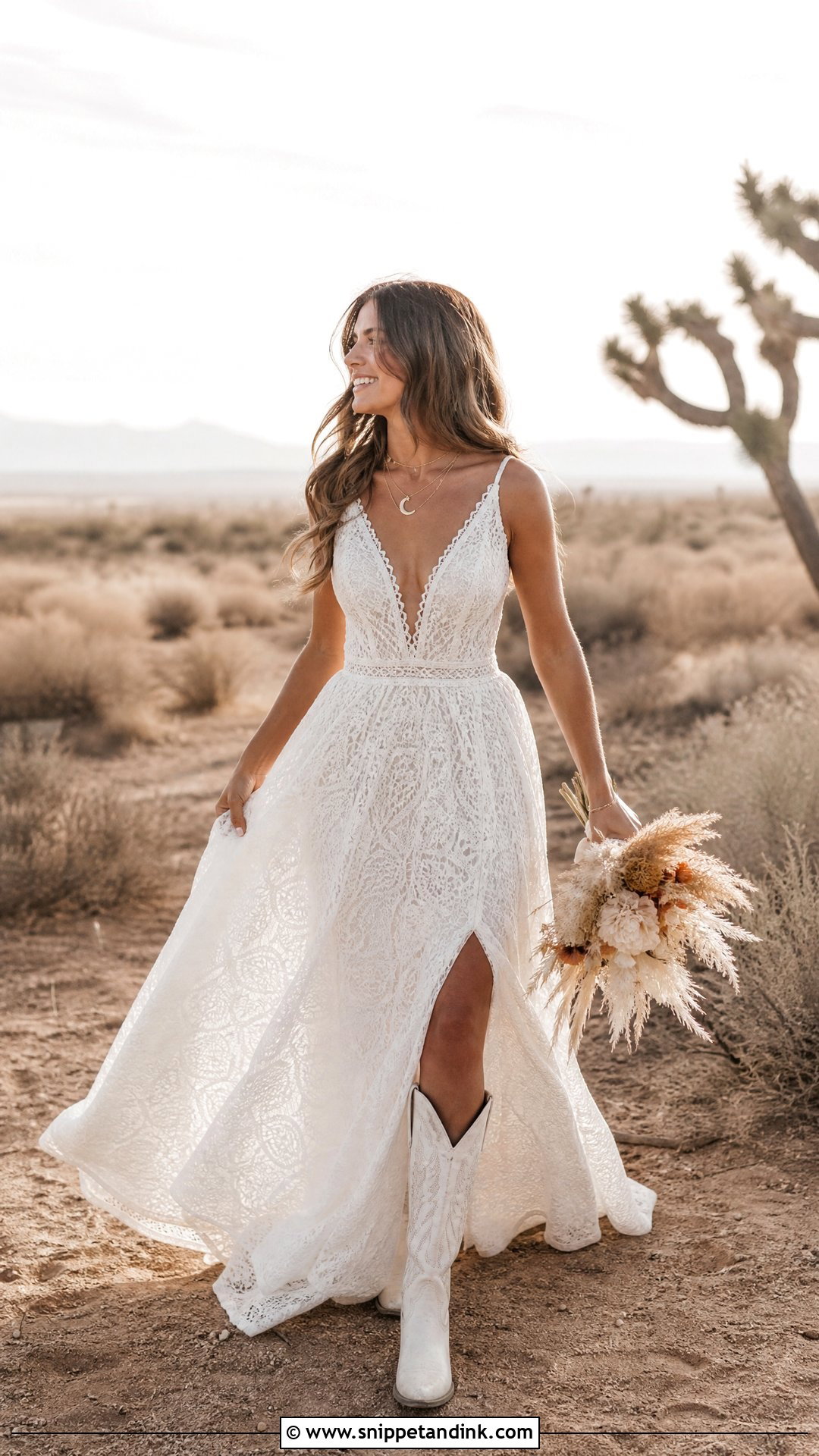 Boho Wedding Dress With White Boots - Snippet and Ink - 25 Wedding Dress with Boots Ideas