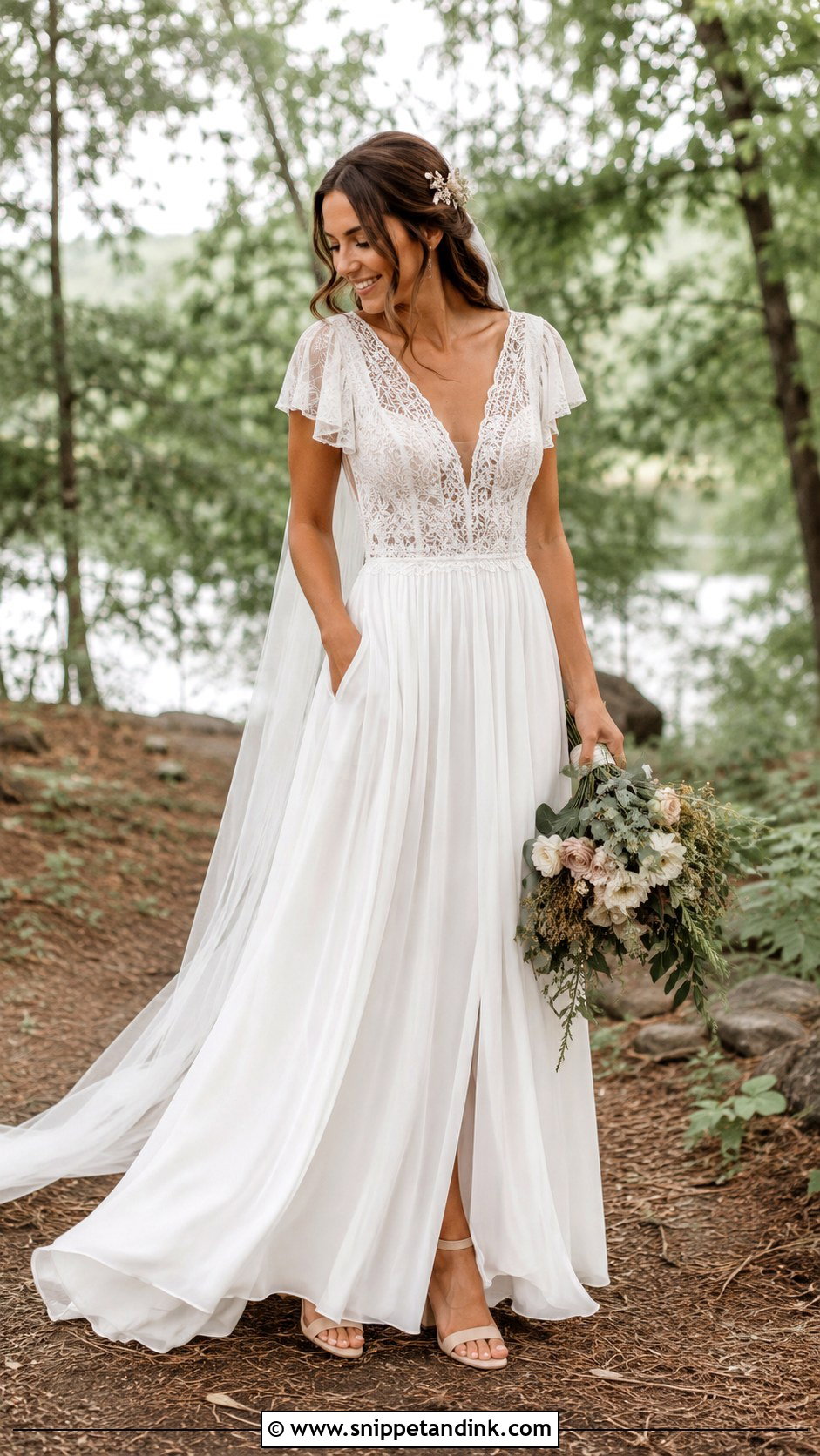 Boho Wedding Dress with Pockets - Snippet and Ink - 20 Wedding Dress with Pockets Ideas