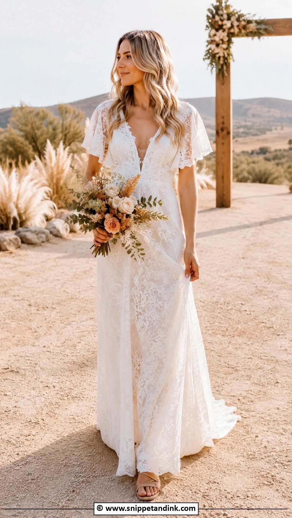 Boho Wedding Gown - Snippet and Ink - 35 Wedding Gown Ideas