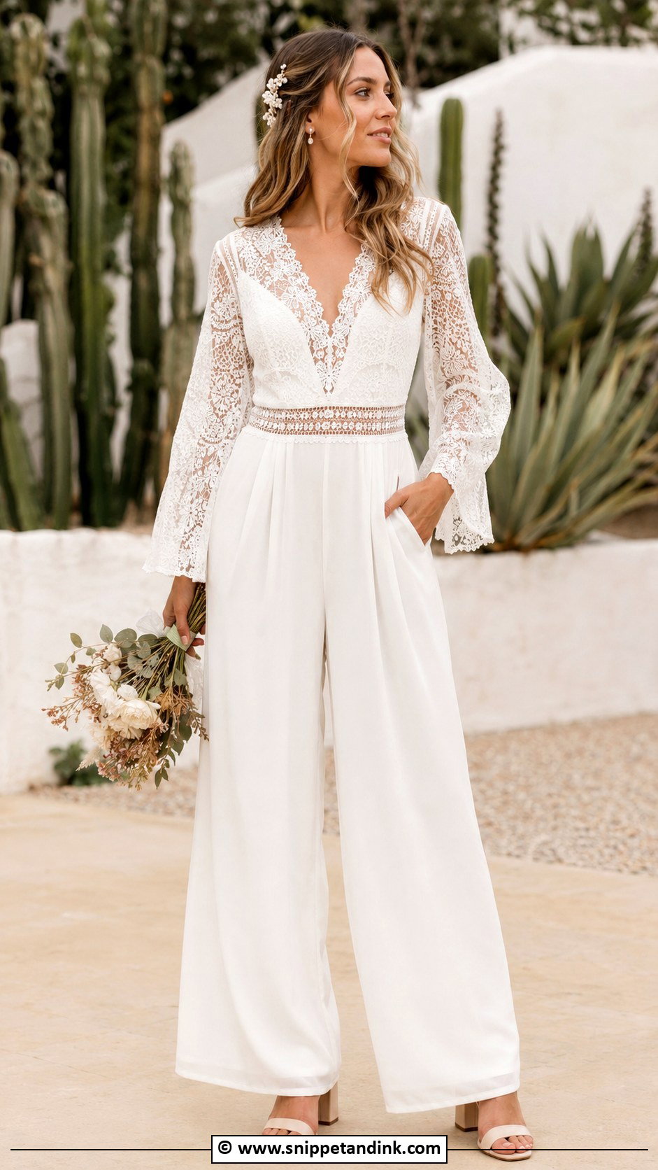 Boho Wedding Jumpsuit - Snippet and Ink - 25 Wedding Jumpsuit the Bride Ideas