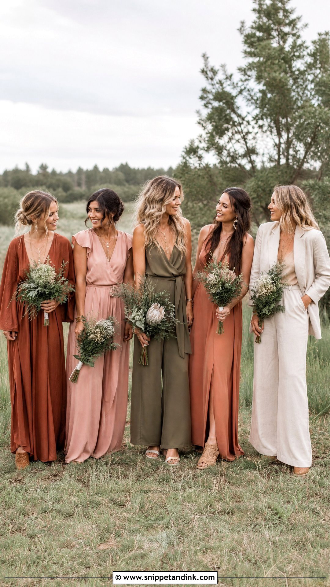 Boho Wedding Party Attire - Snippet and Ink - 20 Wedding Party Attire Ideas